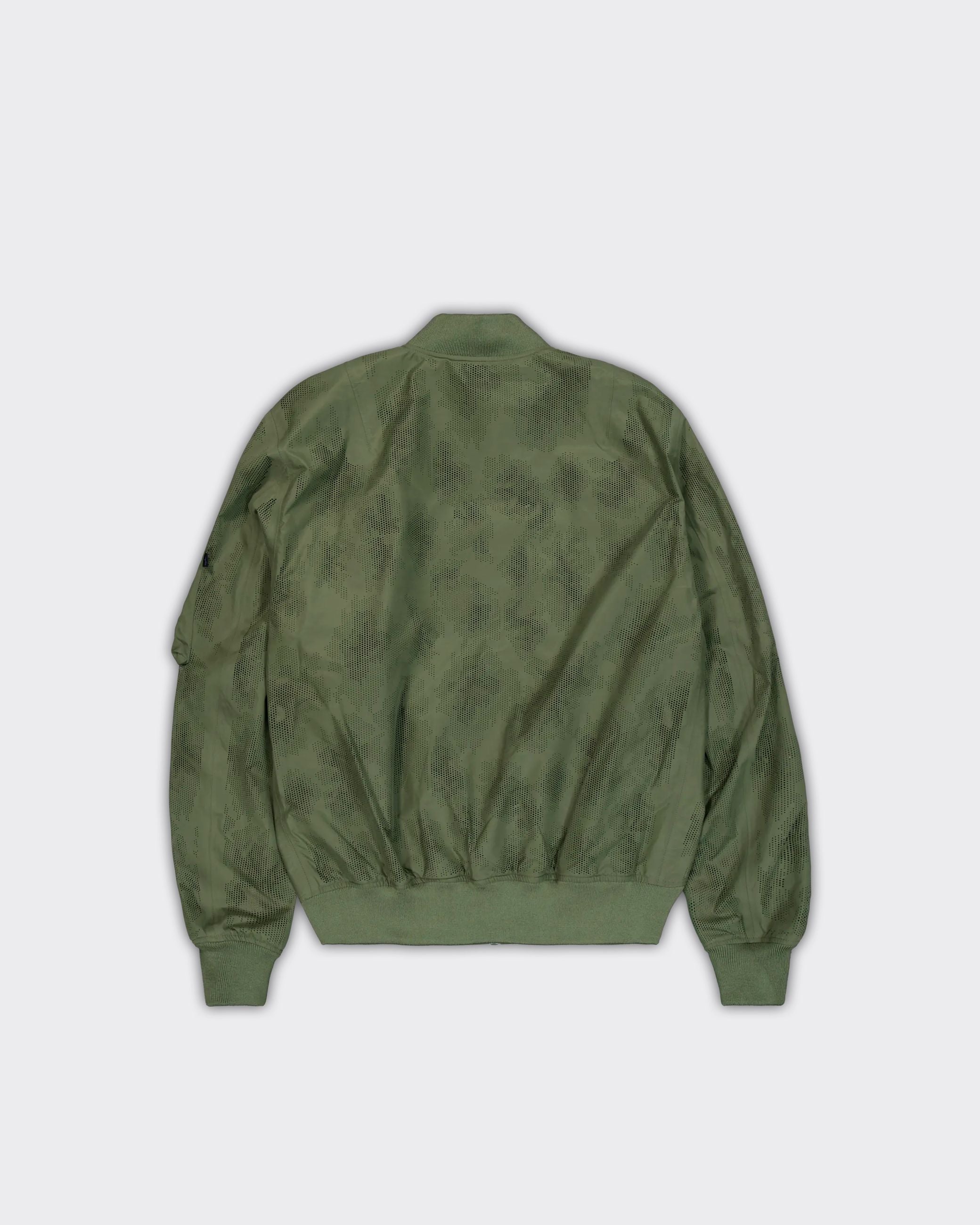 Giacca Bomber L-2B Laser Cut Sage Green