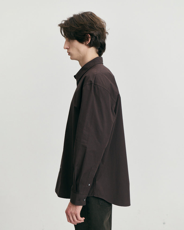 Camicia Cotton Marrone