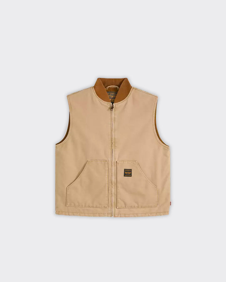 Vest Sansome Tigers Eye Canvas Beige