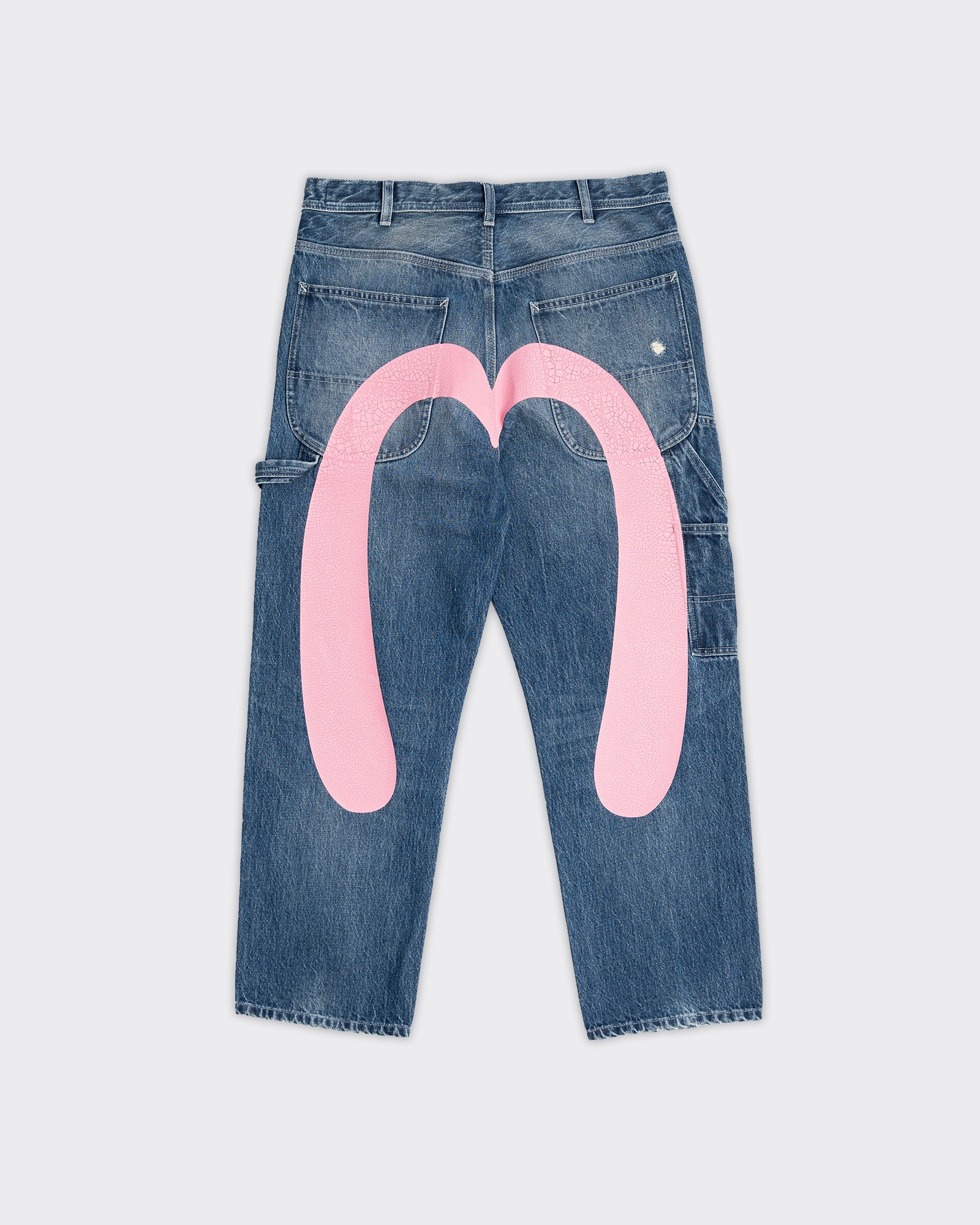 Jeans Vintage Washed Denim Indigo