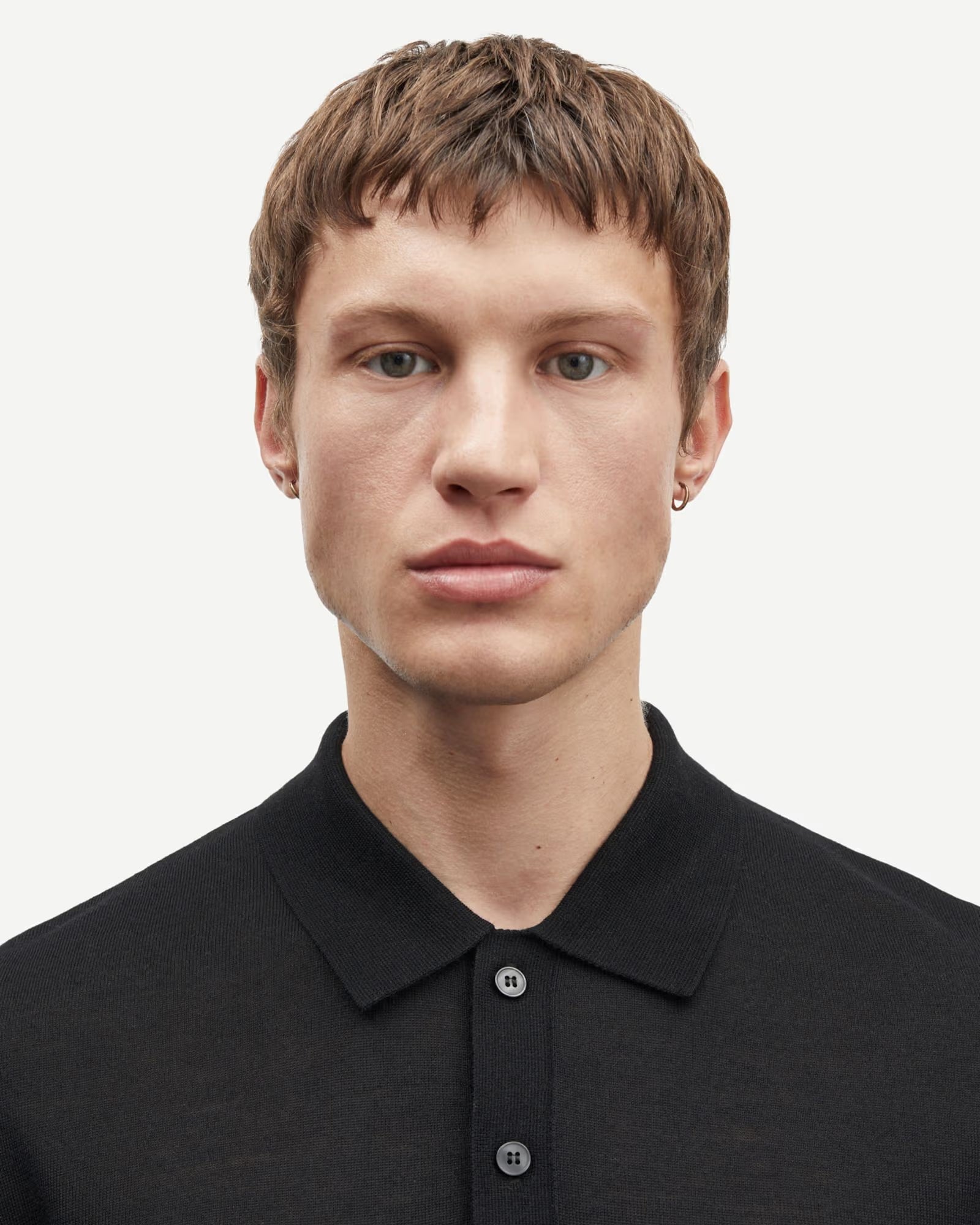 Polo Ss Sarowan Knit Nera