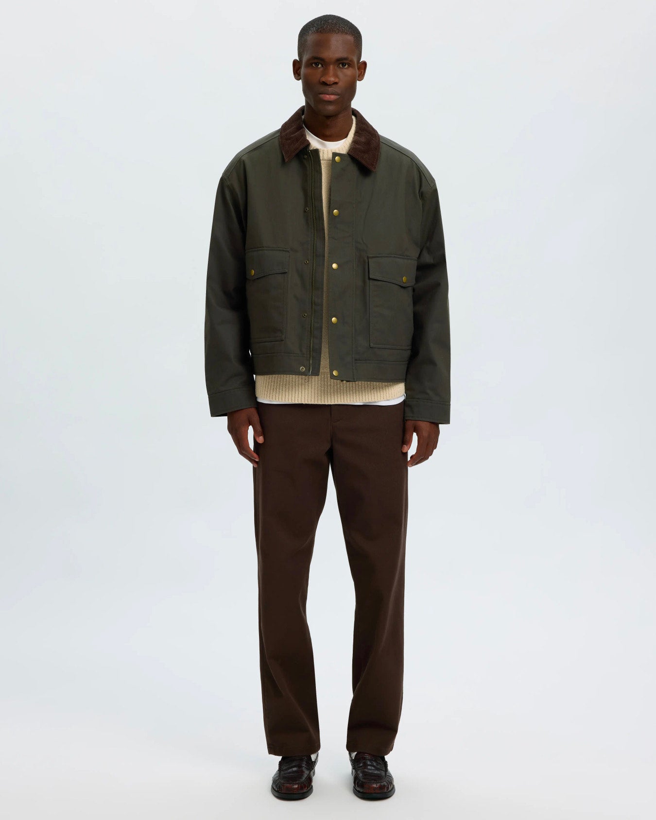 Giacca Montana Waxed Cotton Peat