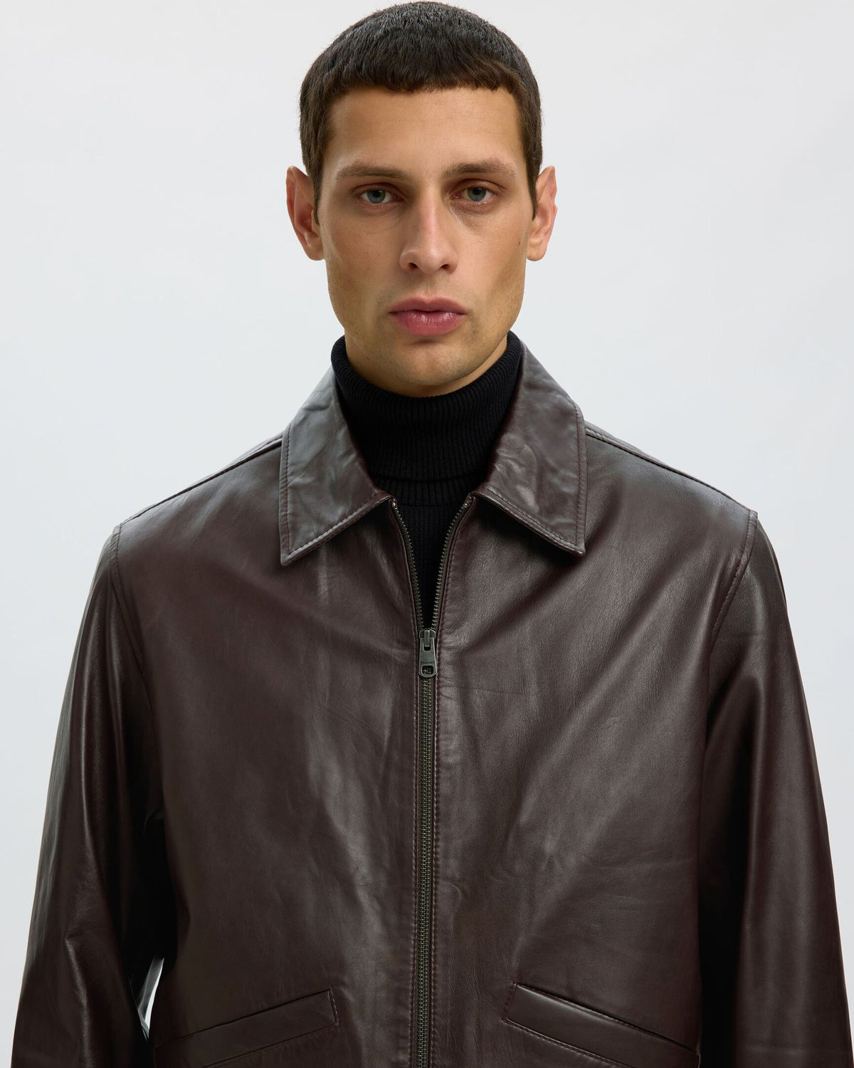 Giacca Scott Leather Demitasse