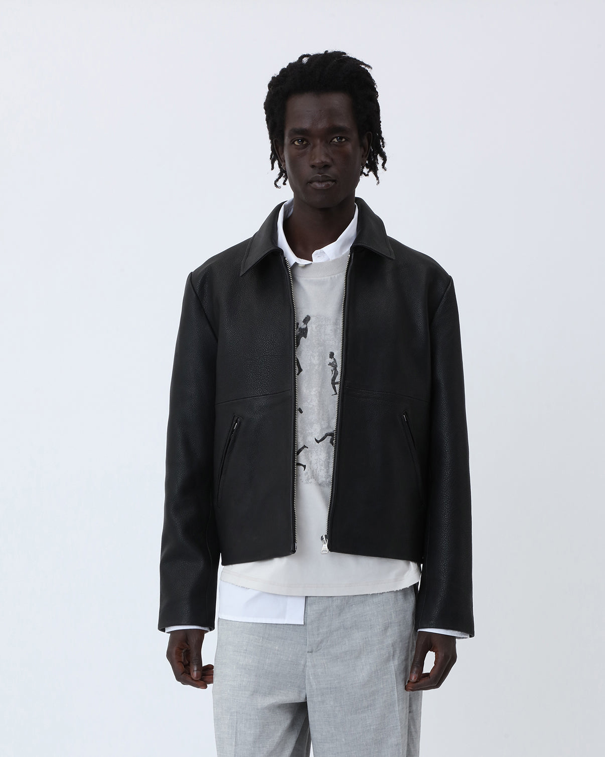 Giacca Leather Dutton Nera