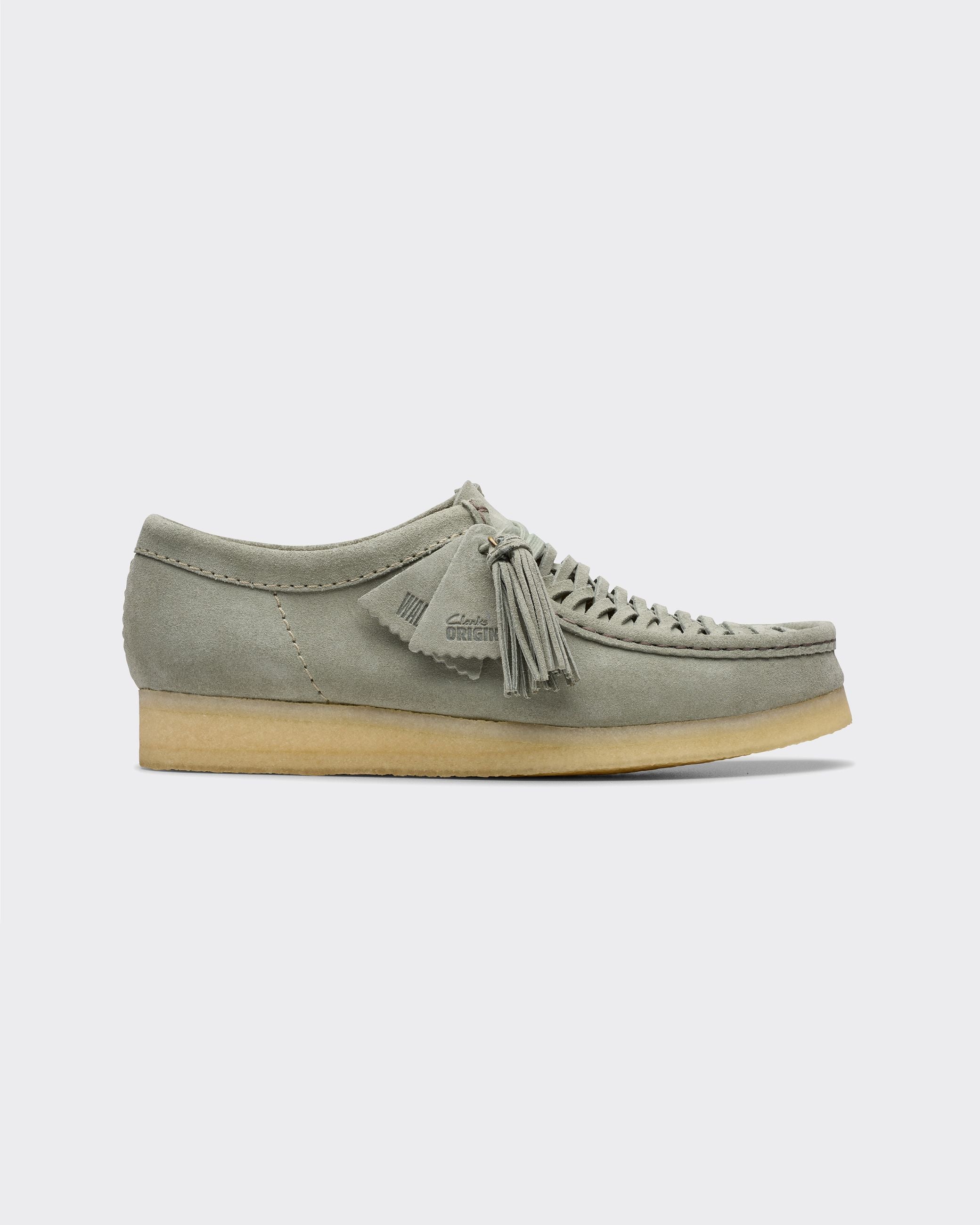 Sneakers Wallabee Weave Suede Sage