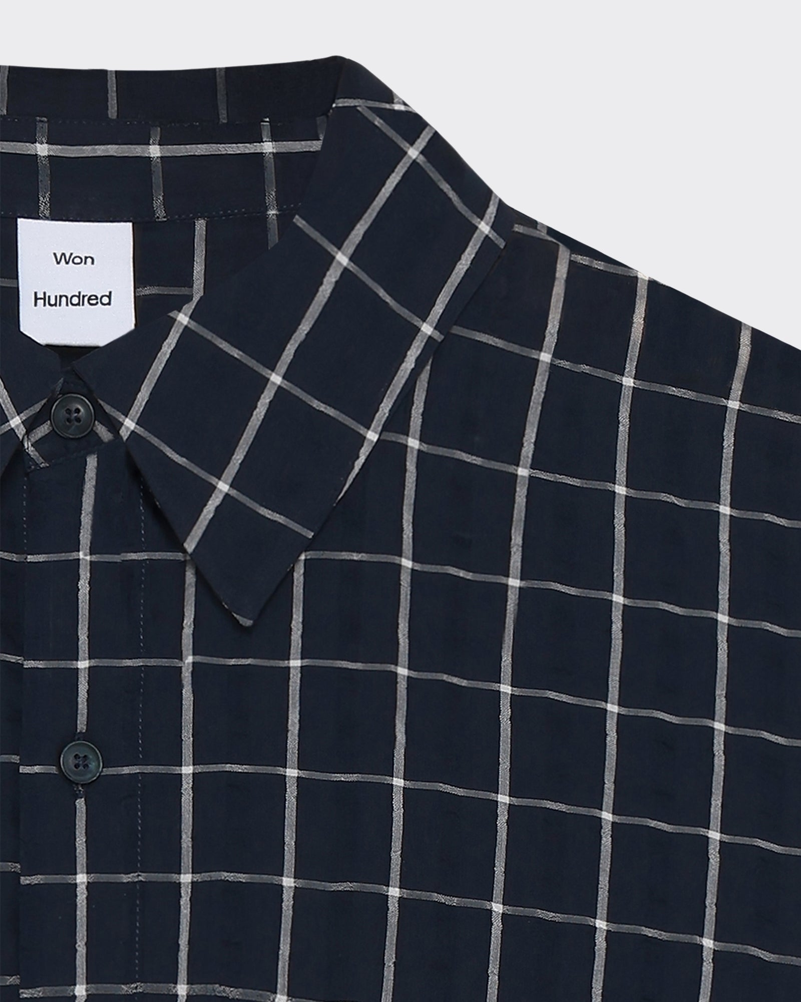 Camicia Maza Check Navy Blue