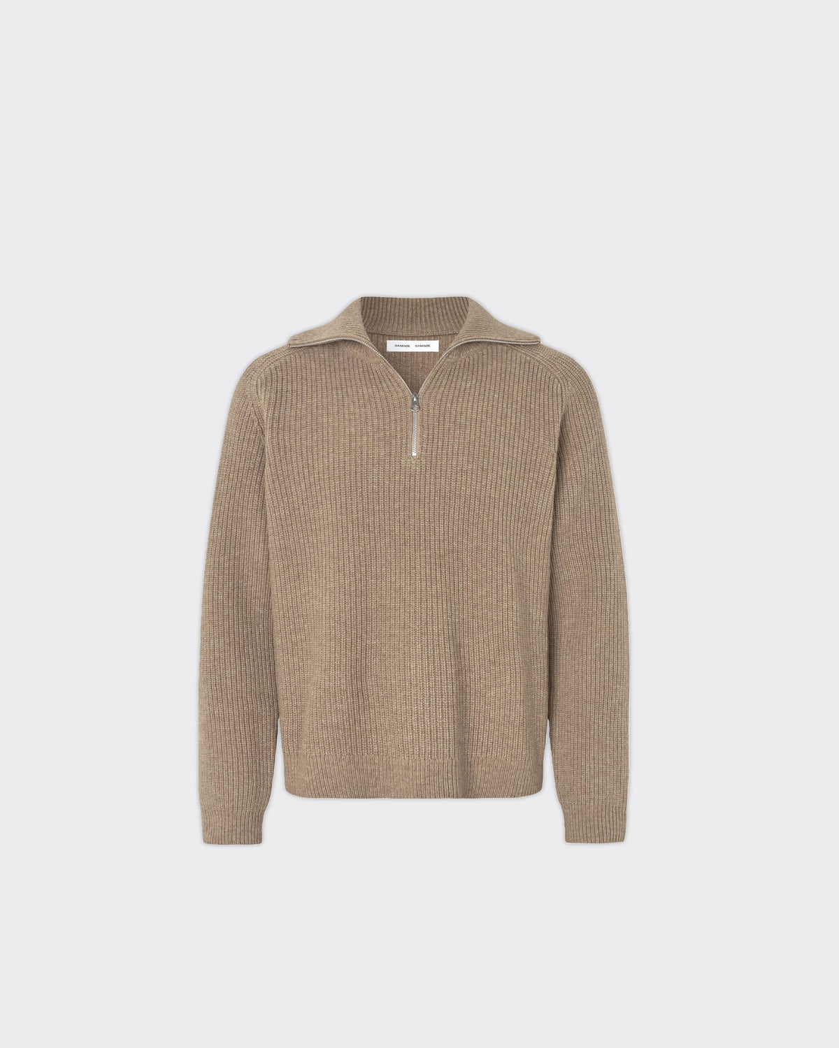Knit Sarick Turtleneck Lead Gray