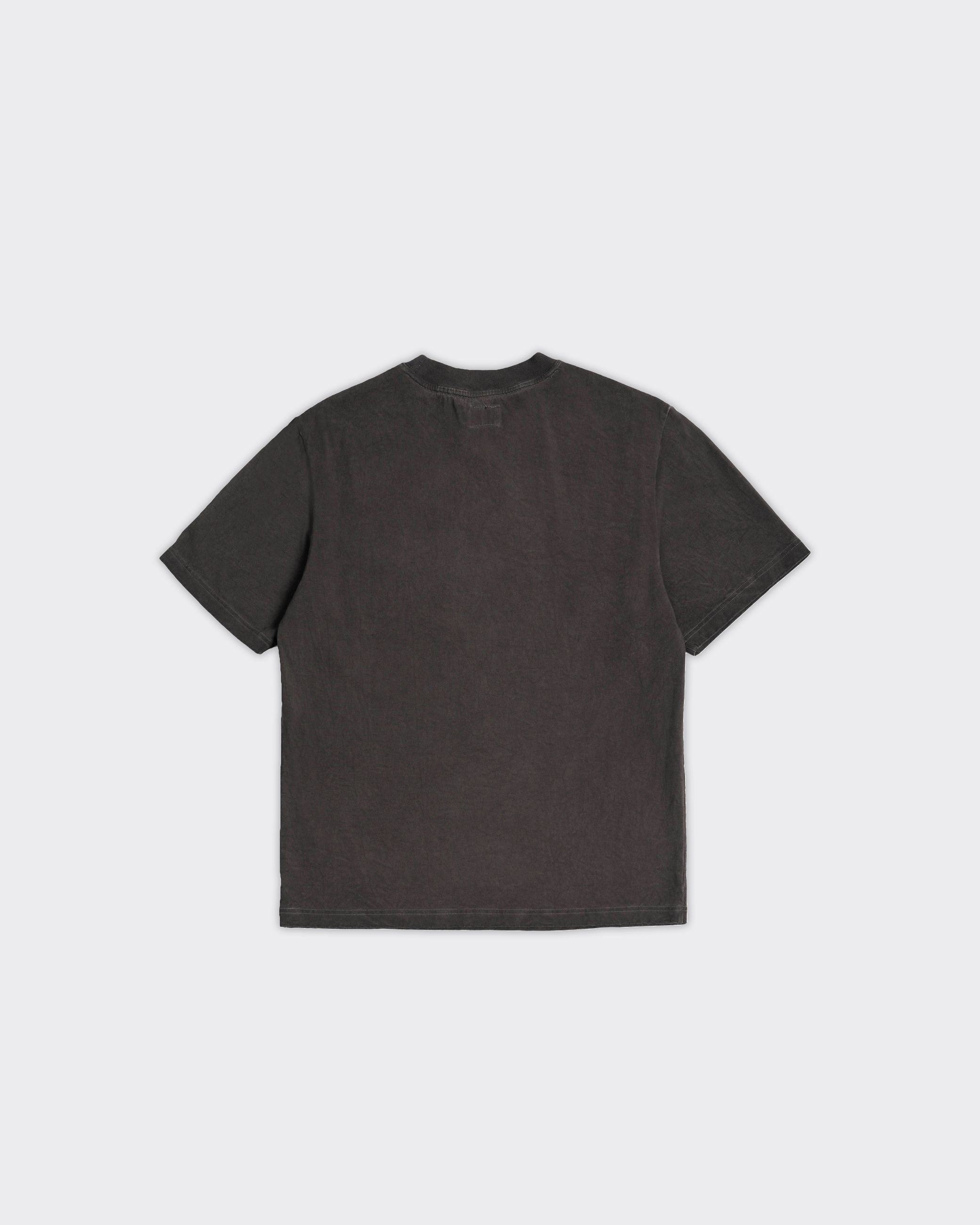 T-Shirt Emboss Logo Pocket Charcoal