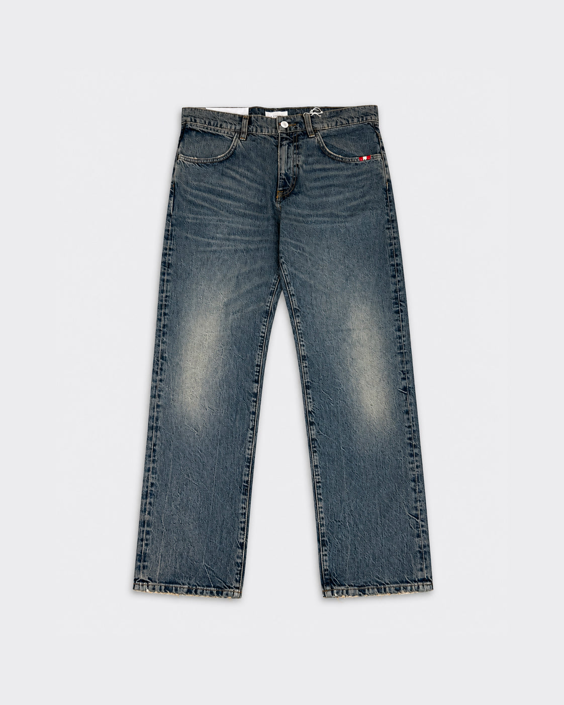 Jeans James Denim Overfloor Red Denim Medium Blu