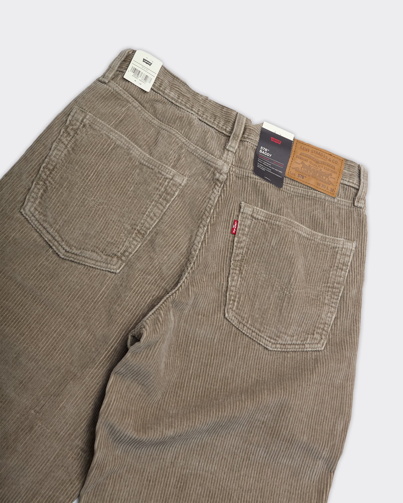 Pantalone 578 Baggy Cord Timber Wolf