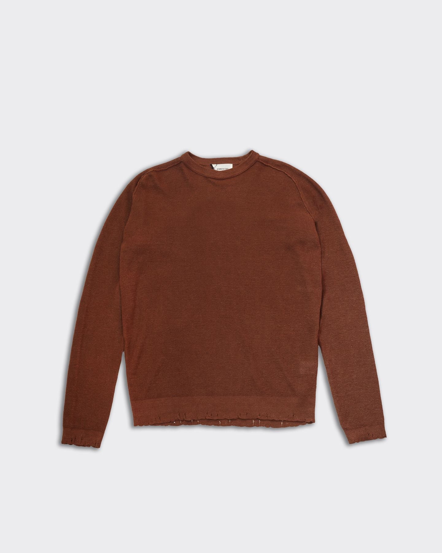 Brown Linen Sweater