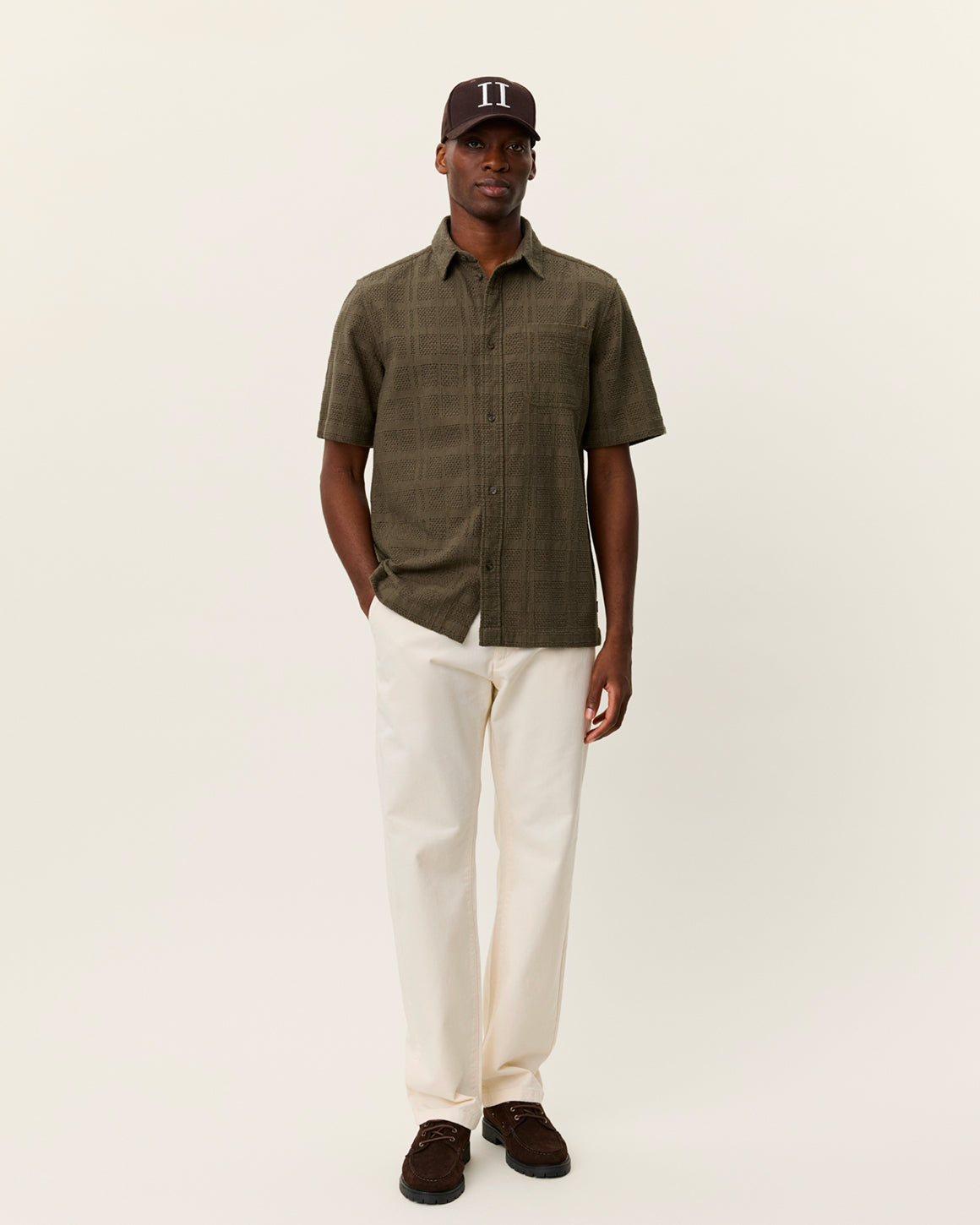 Camicia Charlie Olive Night