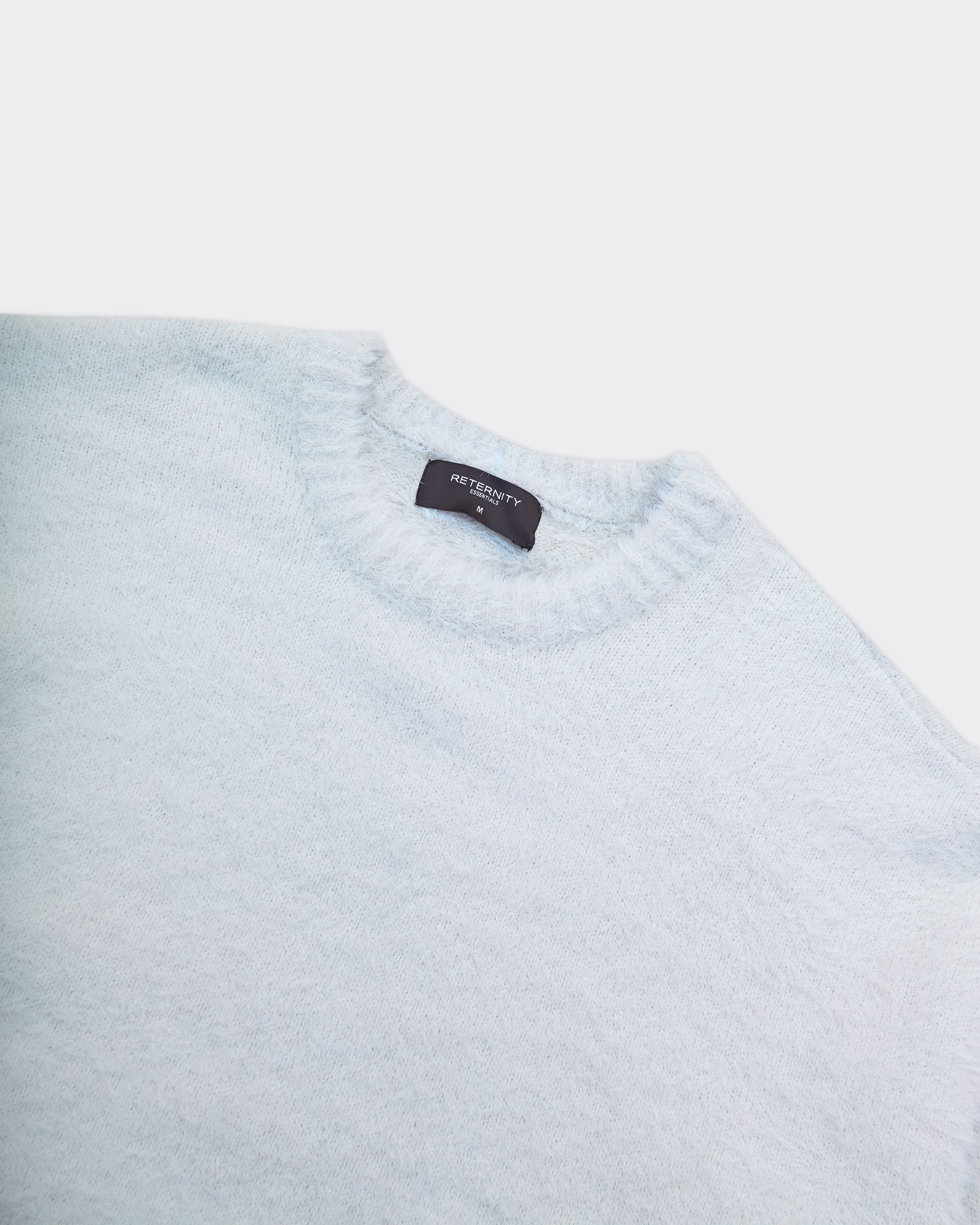 Knit Sweater Essential Furry Light Grey