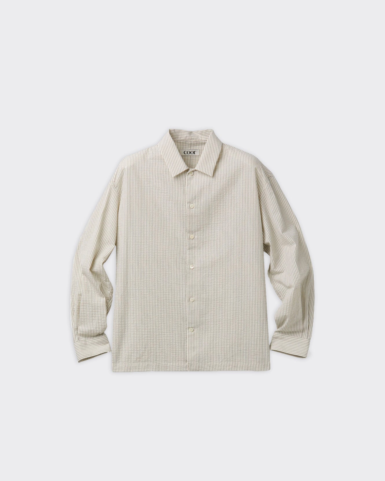 Camicia Lounge Stripe Cotton Avorio