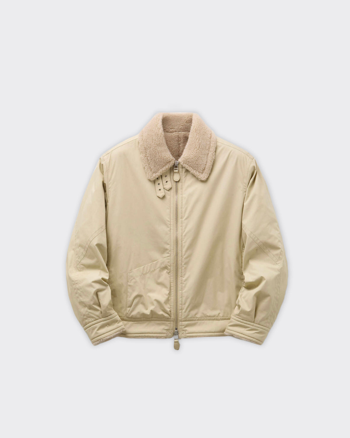 Giacca Fur Lined Cotton B-3 Natural