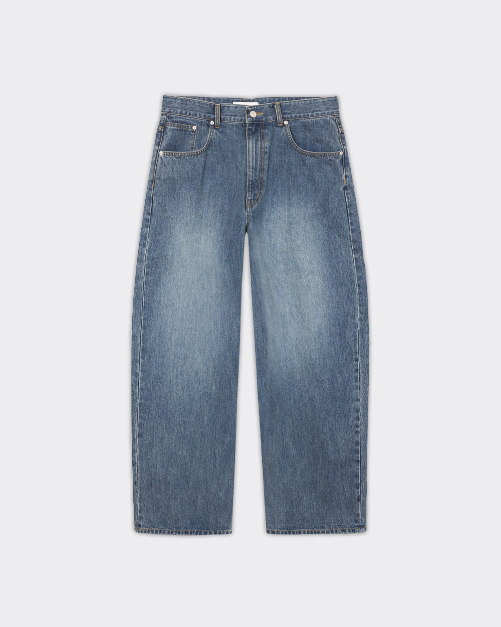 Jeans Relaxed Curved Wide Classic Blu