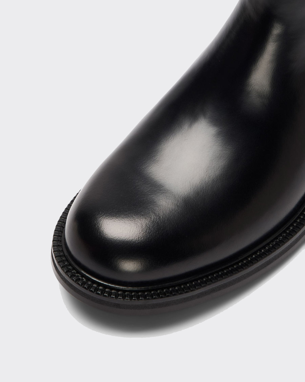 Stivale Chelsea Bobby Leather Nero