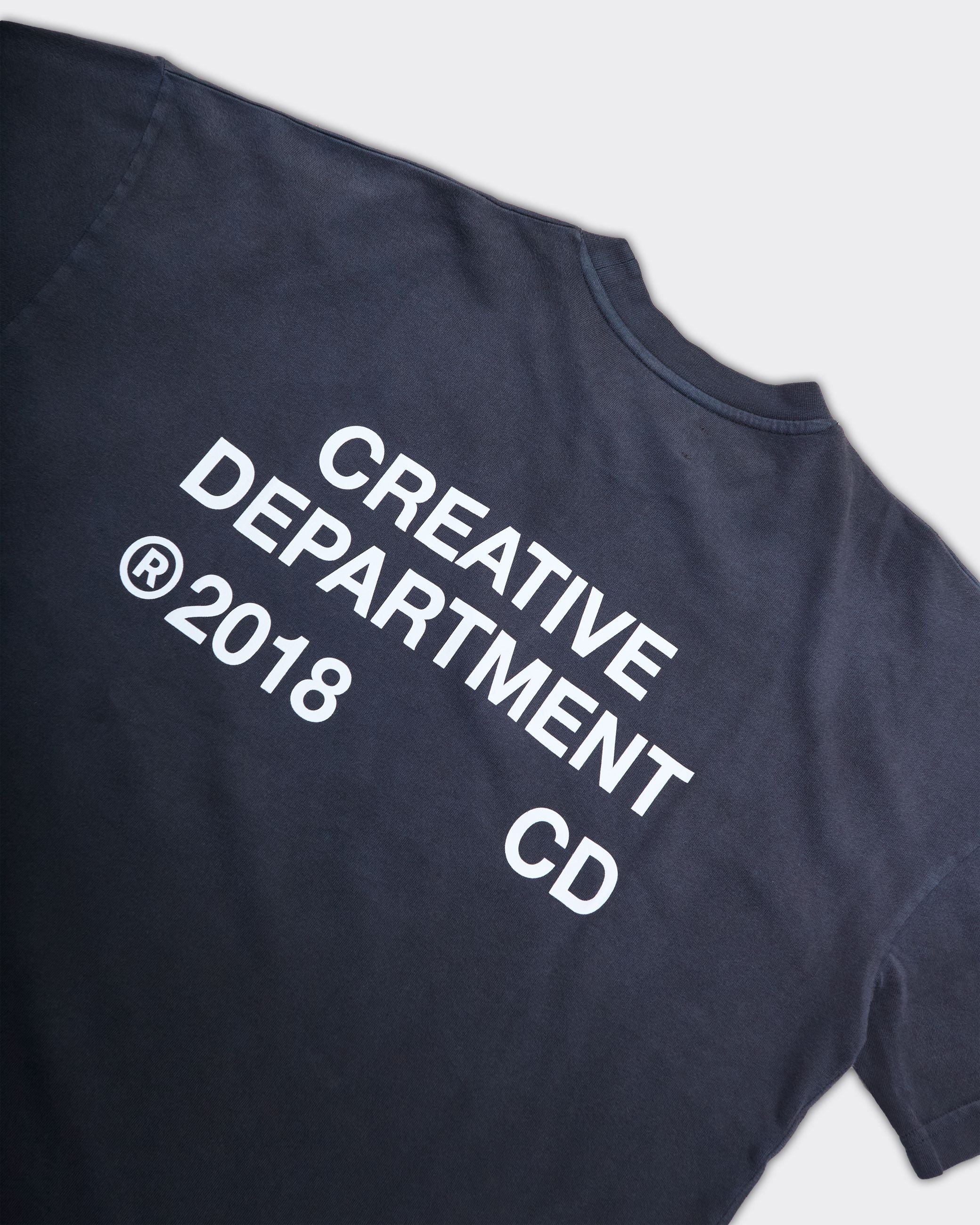 Creative Dept Faded Black T-Shirt