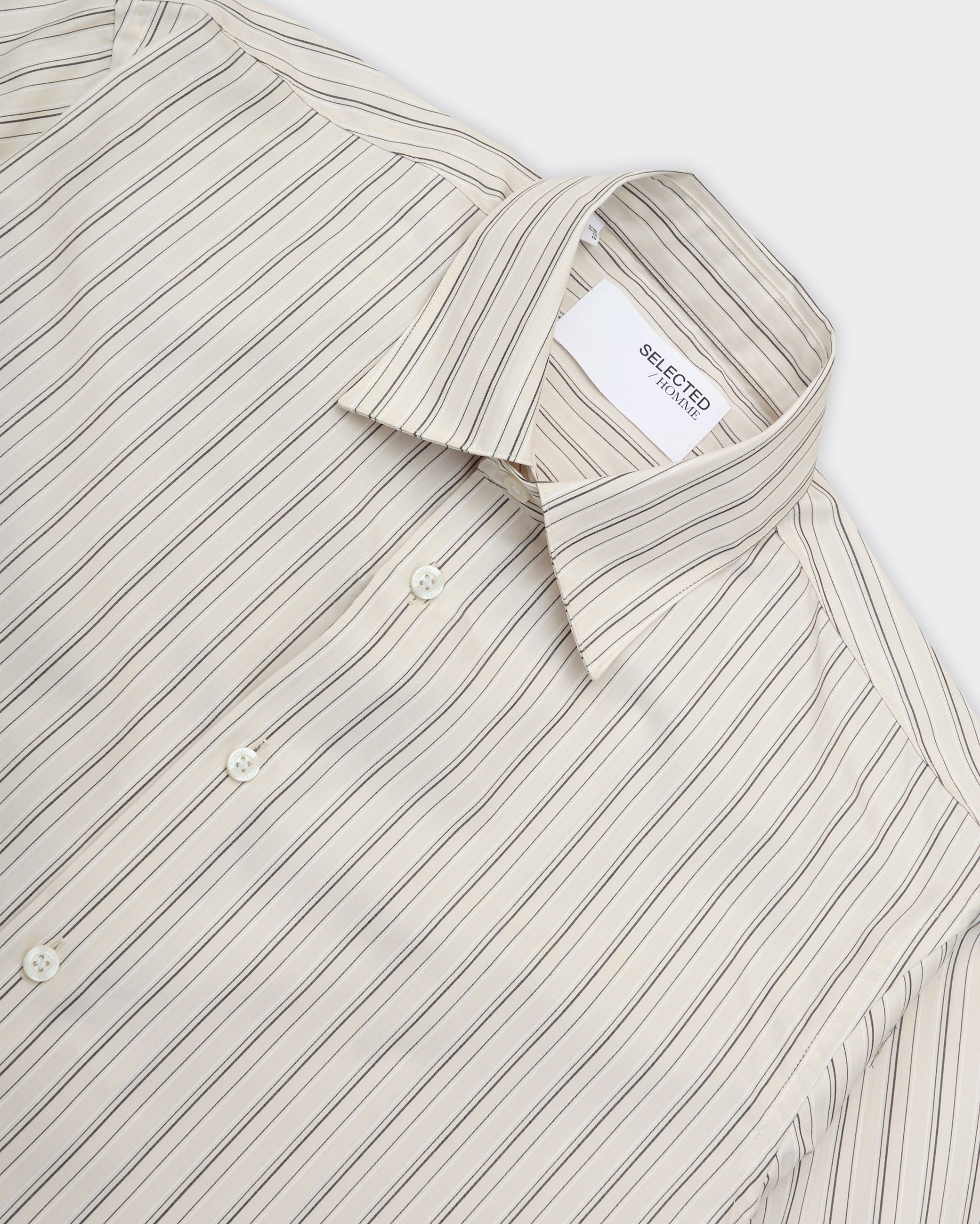 Camicia Ben Striple Beige