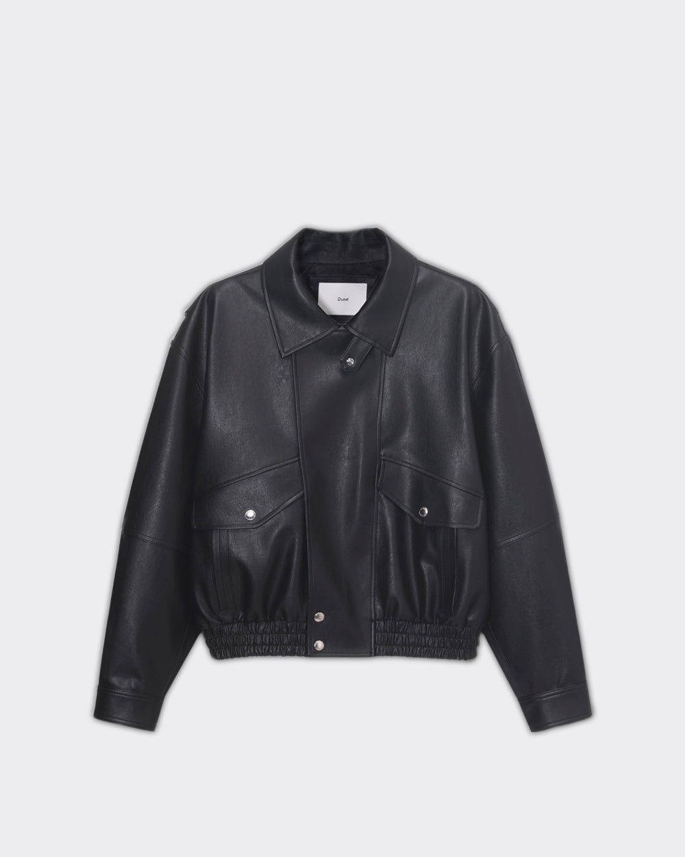 Giacca Cropped Alter-Leather Blouson Nera