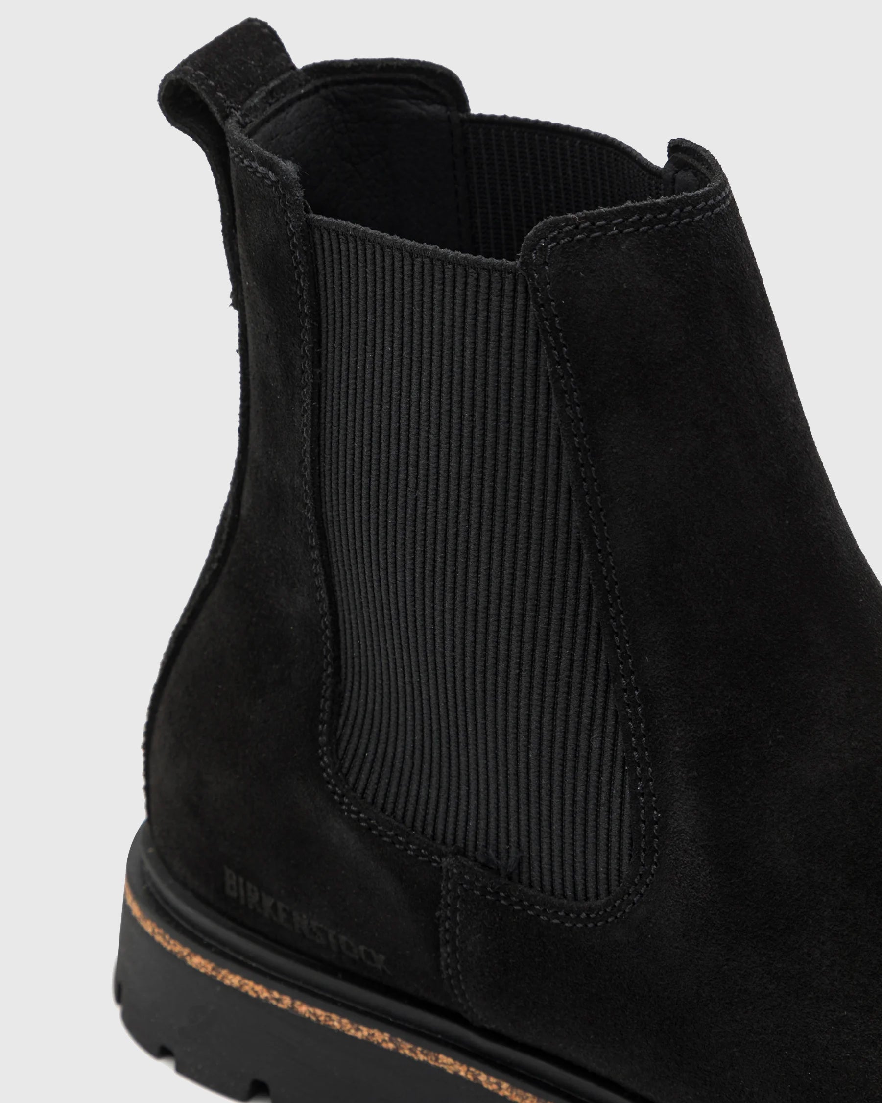 Stivale Highwood Slip On Suede Leather Nero