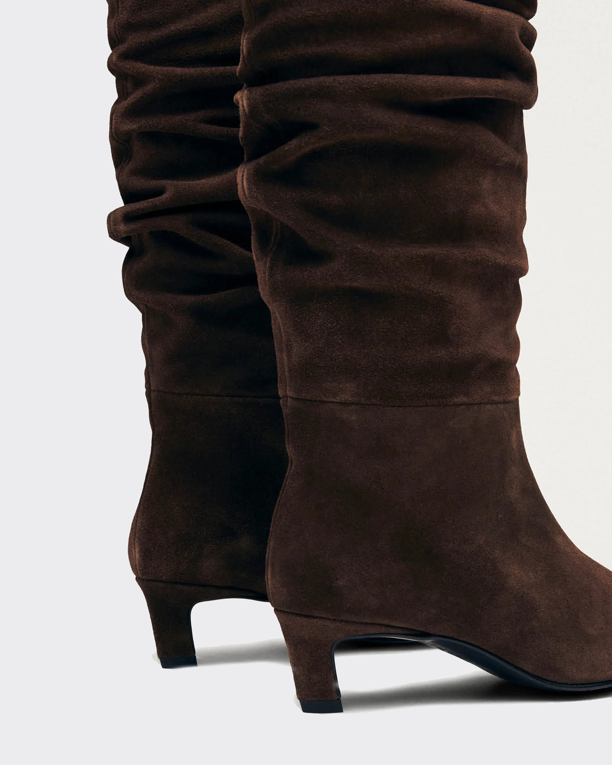 Stivale Kalila Suede Leather Chocolate