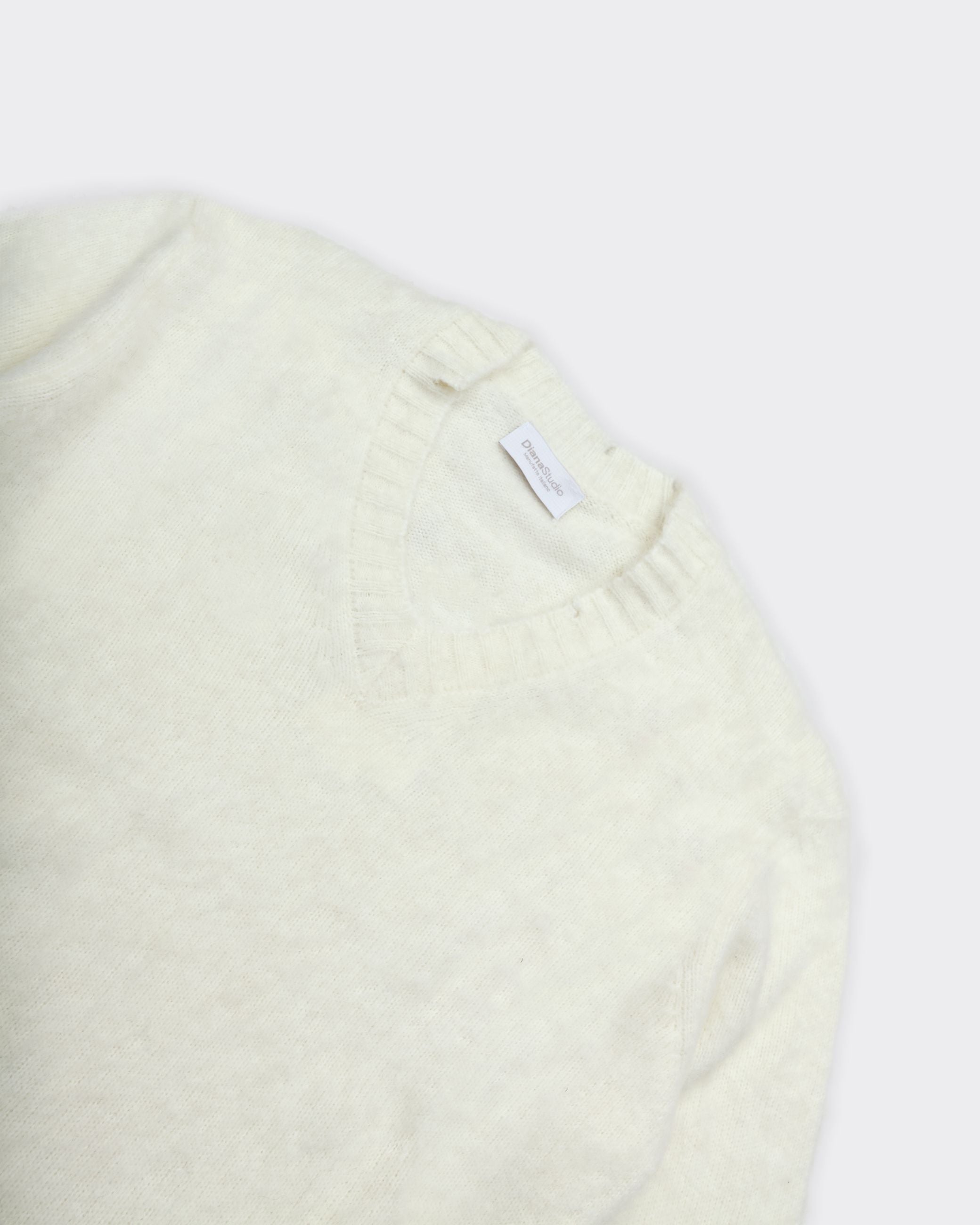Maglione V-Neck Bianco