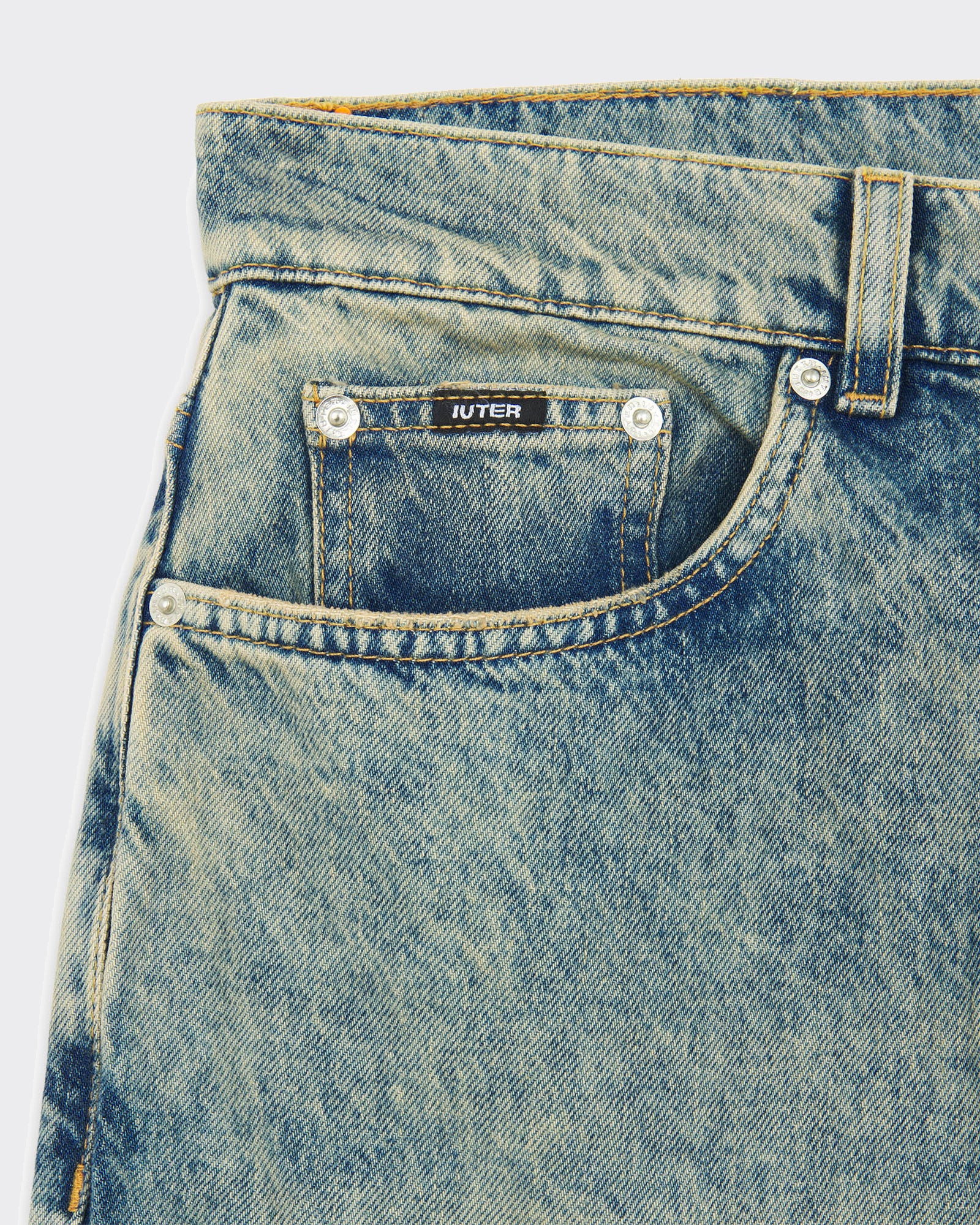 Jeans Baggy Denim Acid Blue