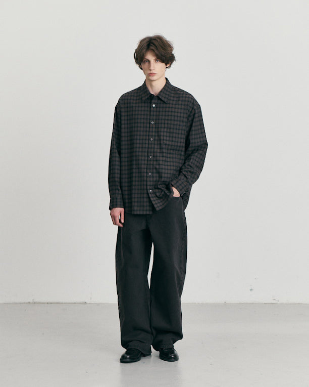 Jeans Relaxed Curved Wide Mud