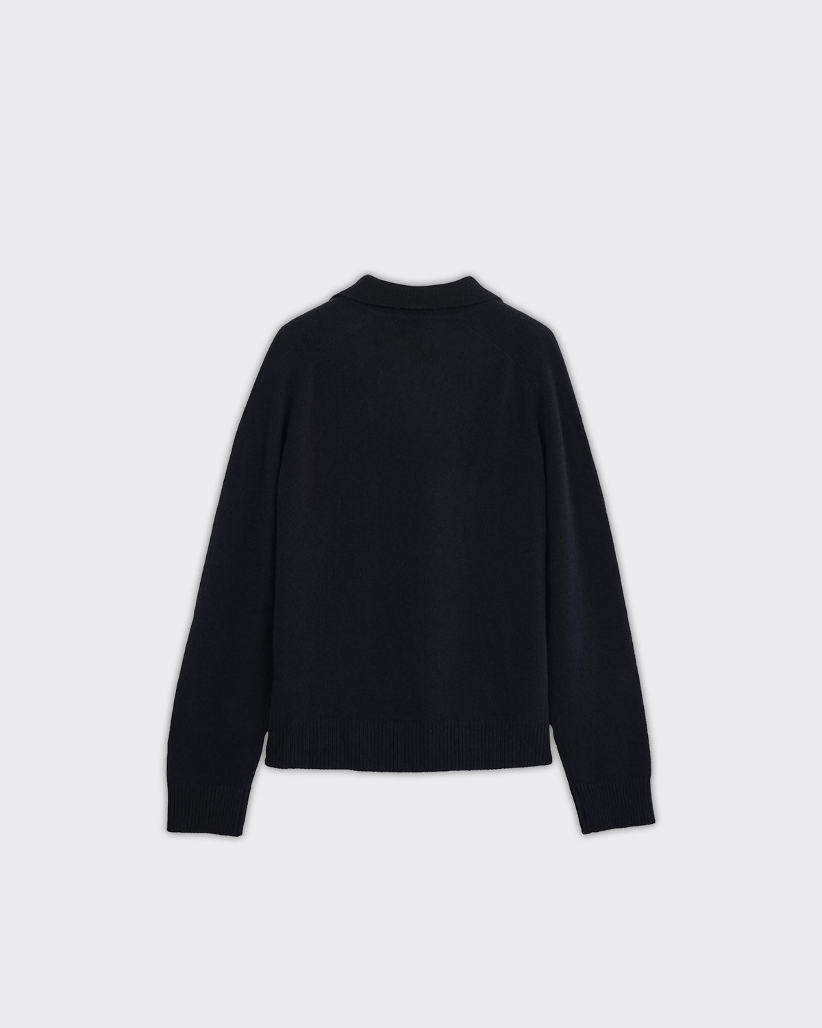 Polo Open Collar Blu Navy