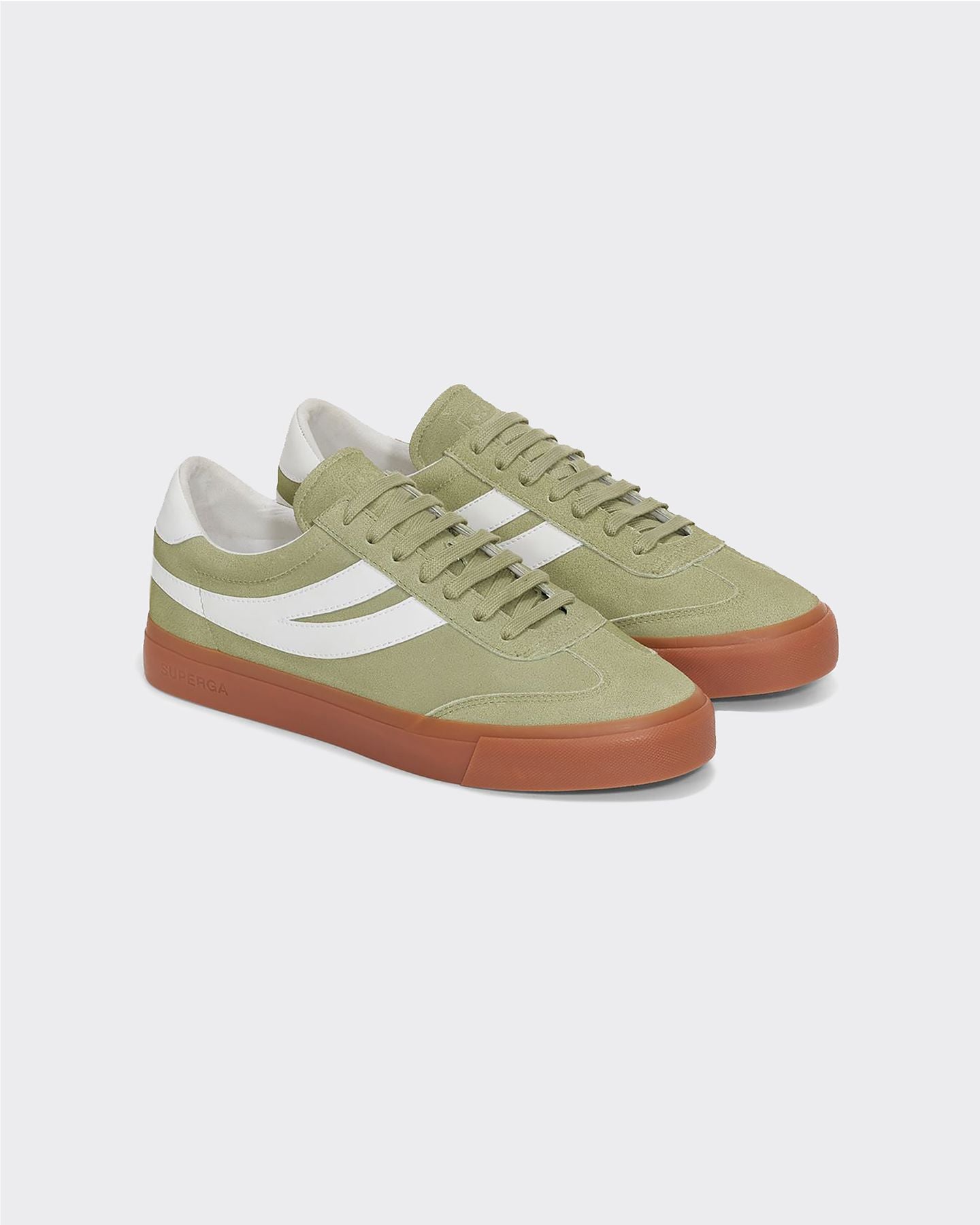 Sneakers 4834 CLUB S SWALLOW SUEDE GREEN SAGE/GUM