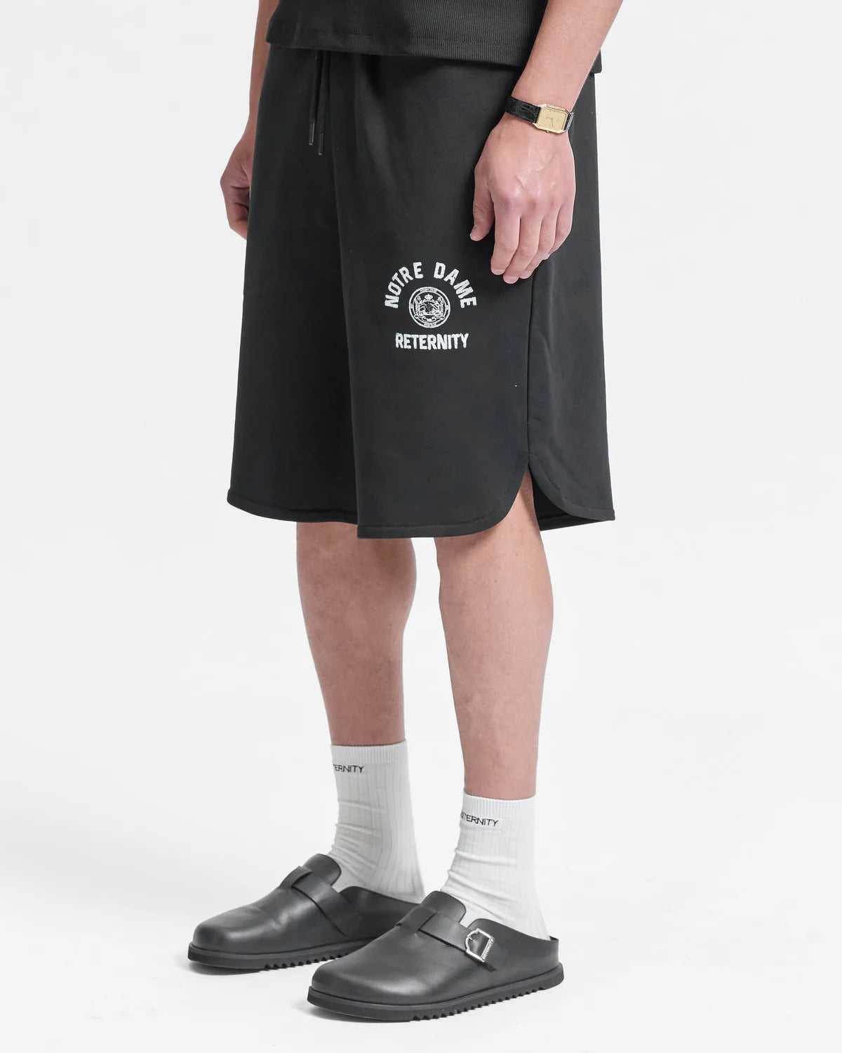 Shorts Cotton Notre Dame Neri