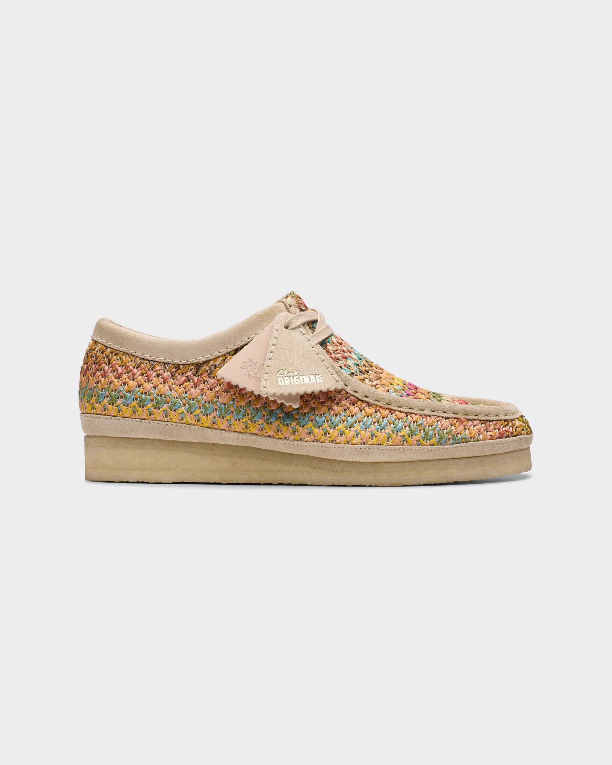 Sneakers Wallabee Raffia Multicolor