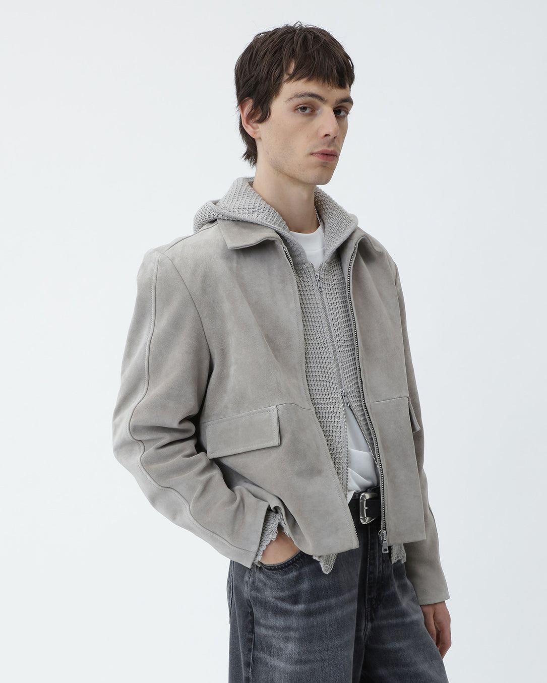 Giacca Denzel Suede Leather Rock Ridge