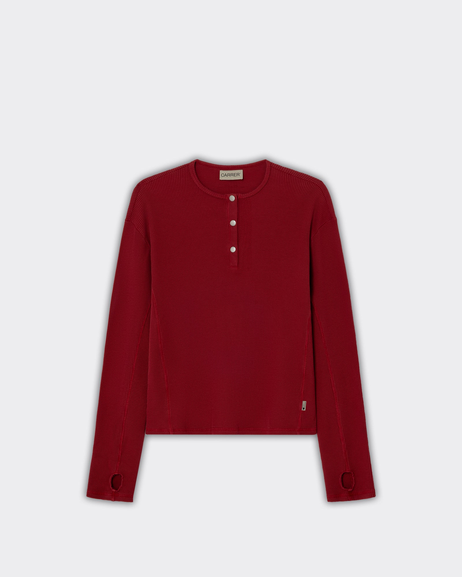 Longsleeve Lis Henley Faded Rossa