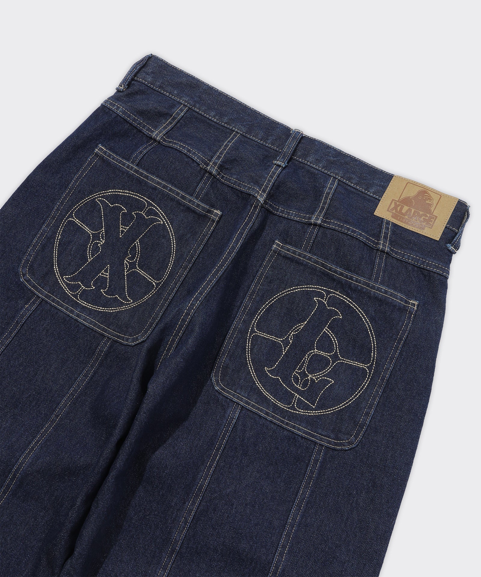 Jeans XL Embroidery Denim Indigo