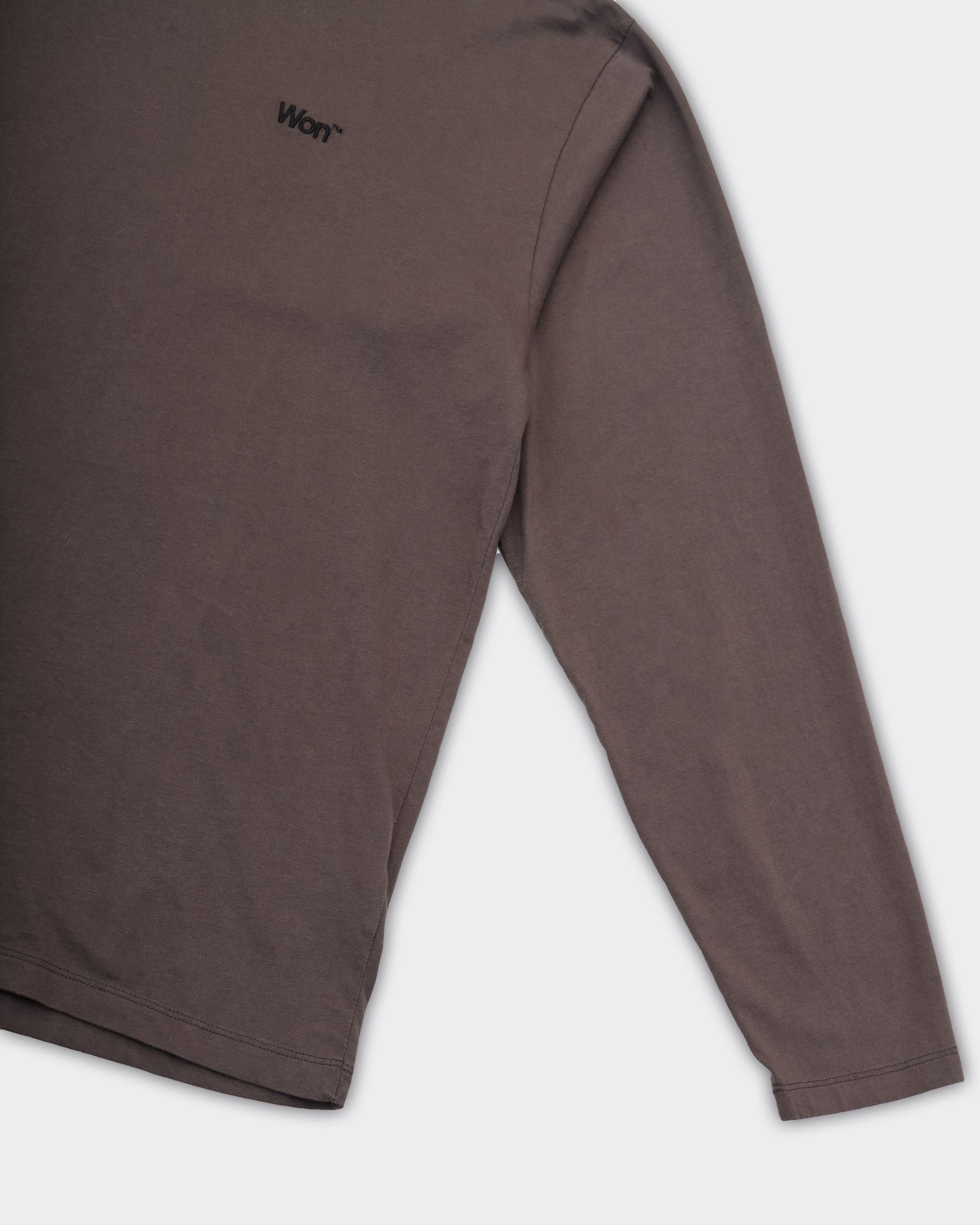 Longsleeve The Staff Tee Embroidery Black Olive