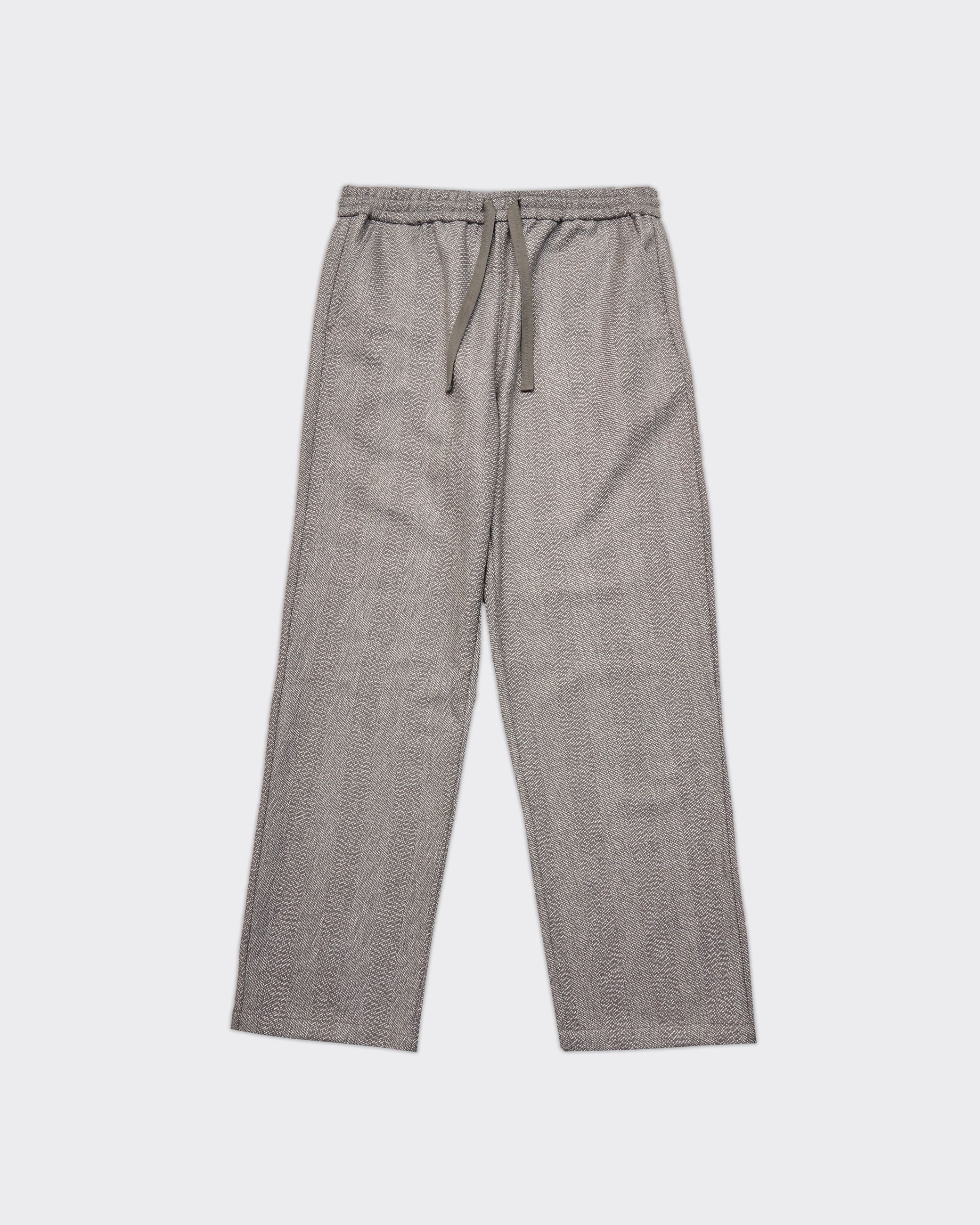 Pantalone Houston Herringbone Light Grey/Light Desert Sand