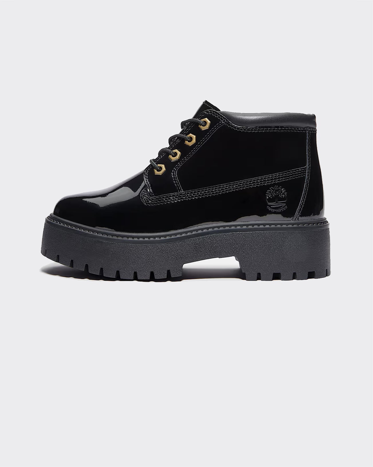 Stivaletto Women's Stone Street Waterproof Platform Black Patent