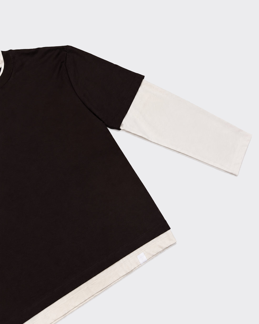 Longsleeve Venezia Double Laye Cioccolato/Avorio