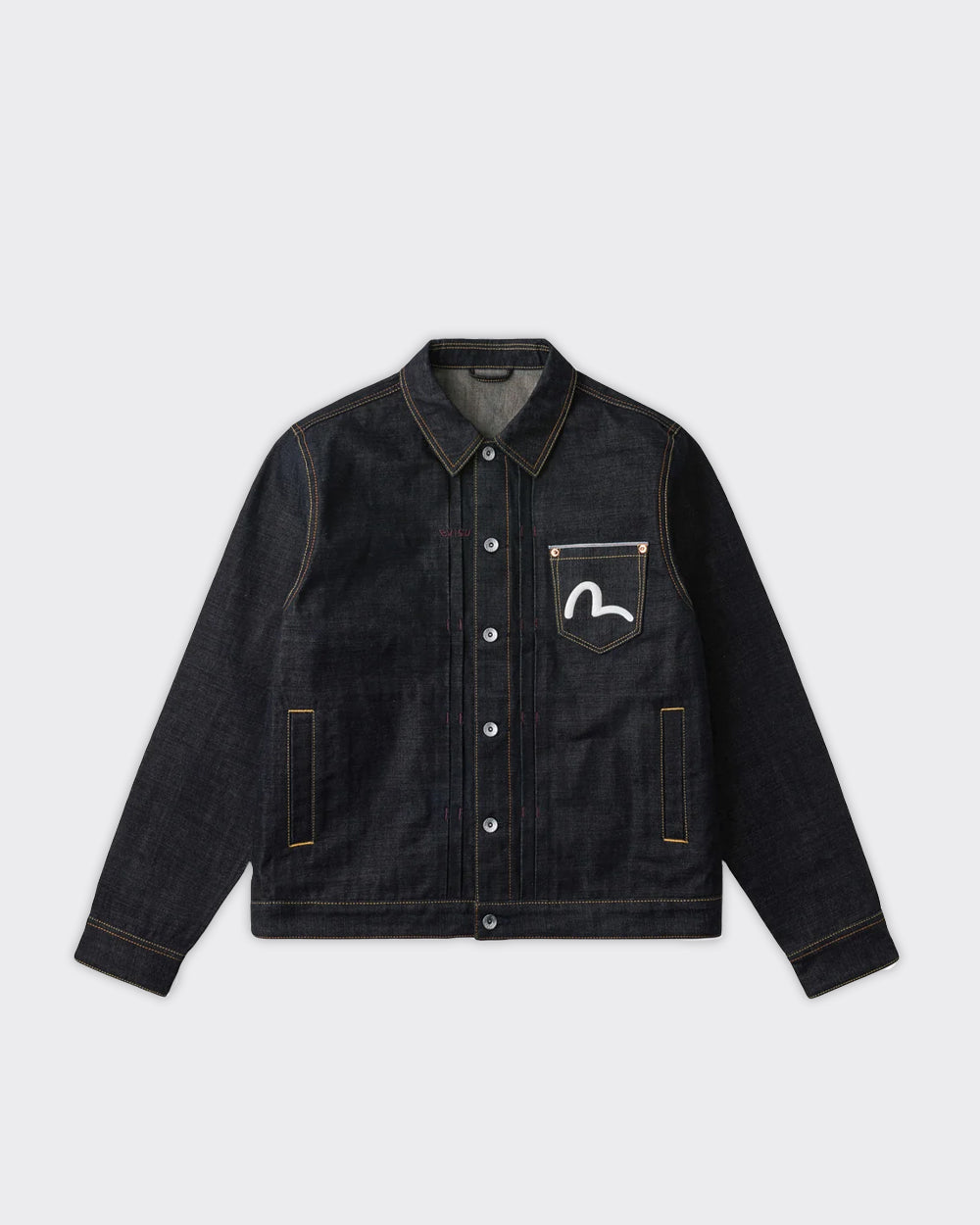 Giacca Whale Emb Denim Rinse Indigo
