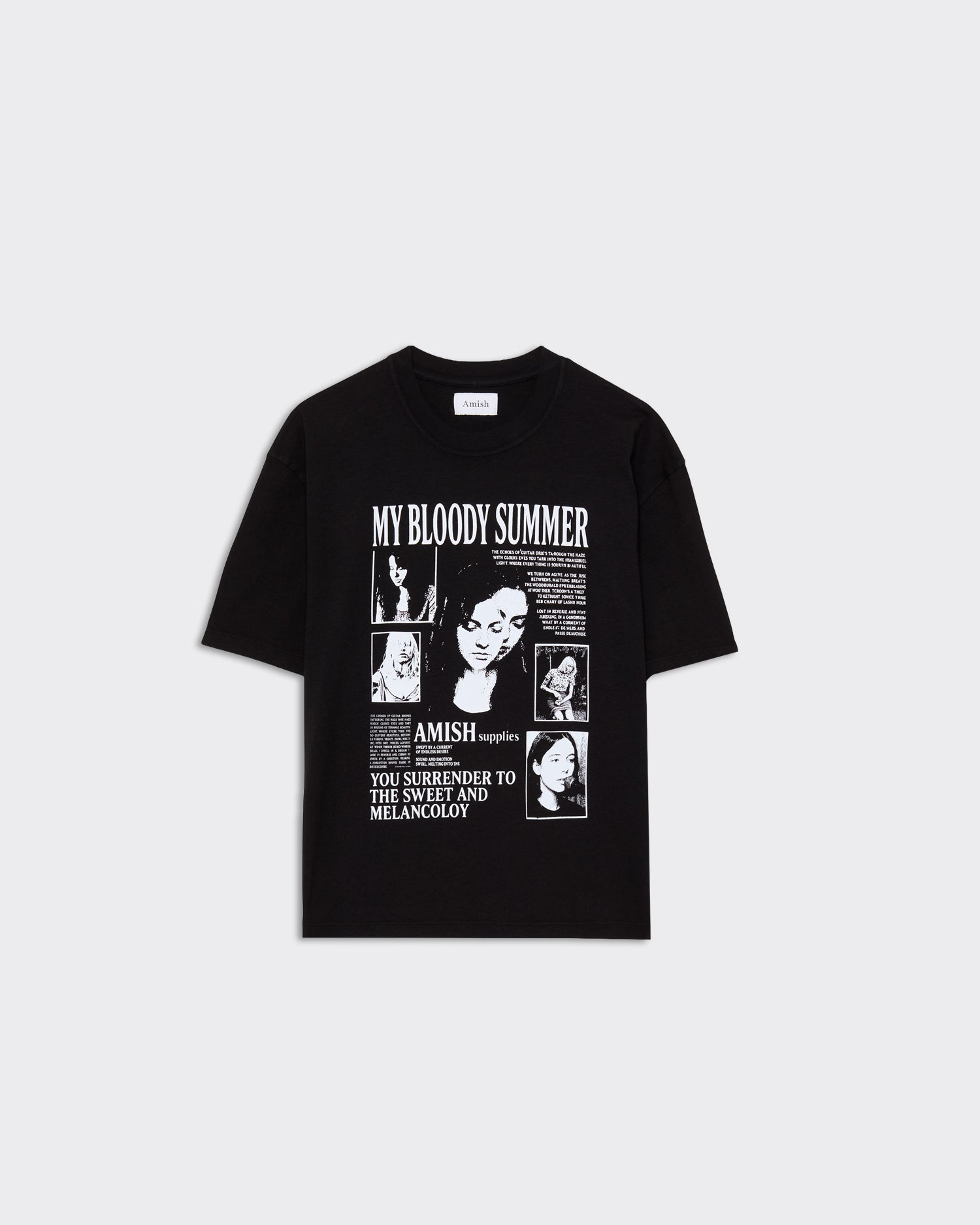 T-Shirt Crop You Surrender Dyed Nera