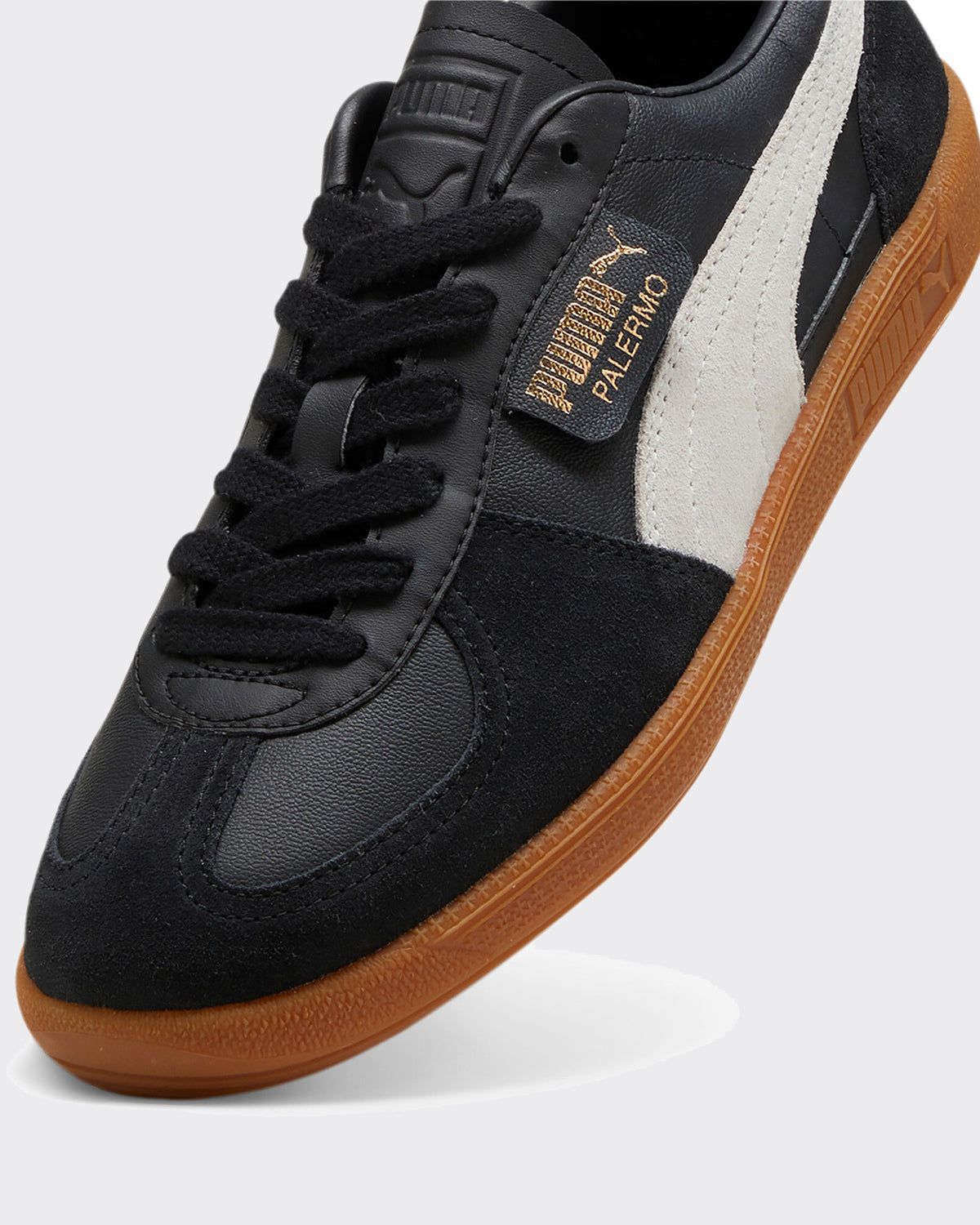 Palermo Leather Black Feather/Gray Gum