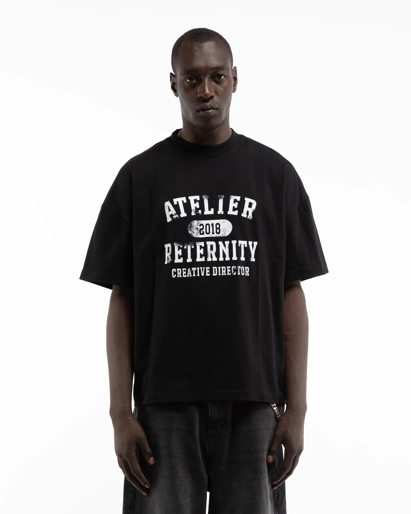 T-Shirt Atelier Emblem Nera