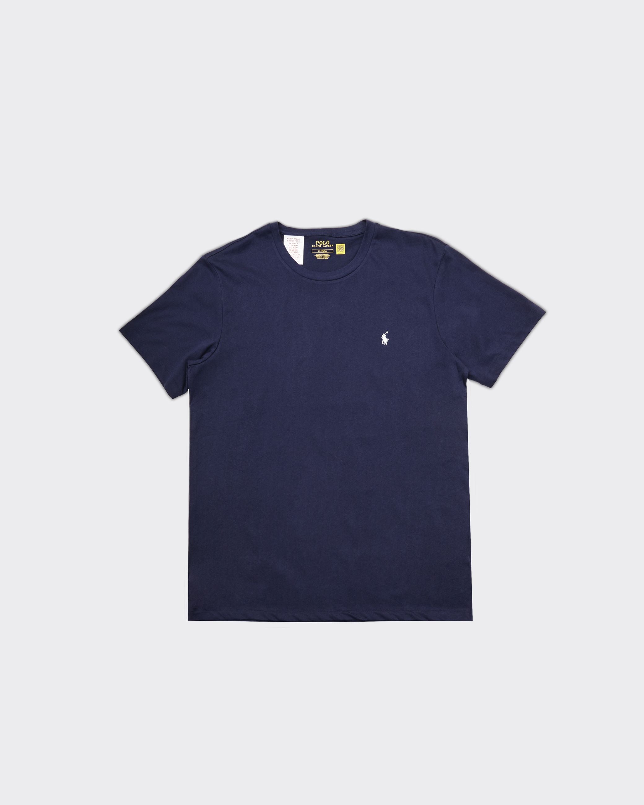 T-Shirt CREW Logo Blu Navy