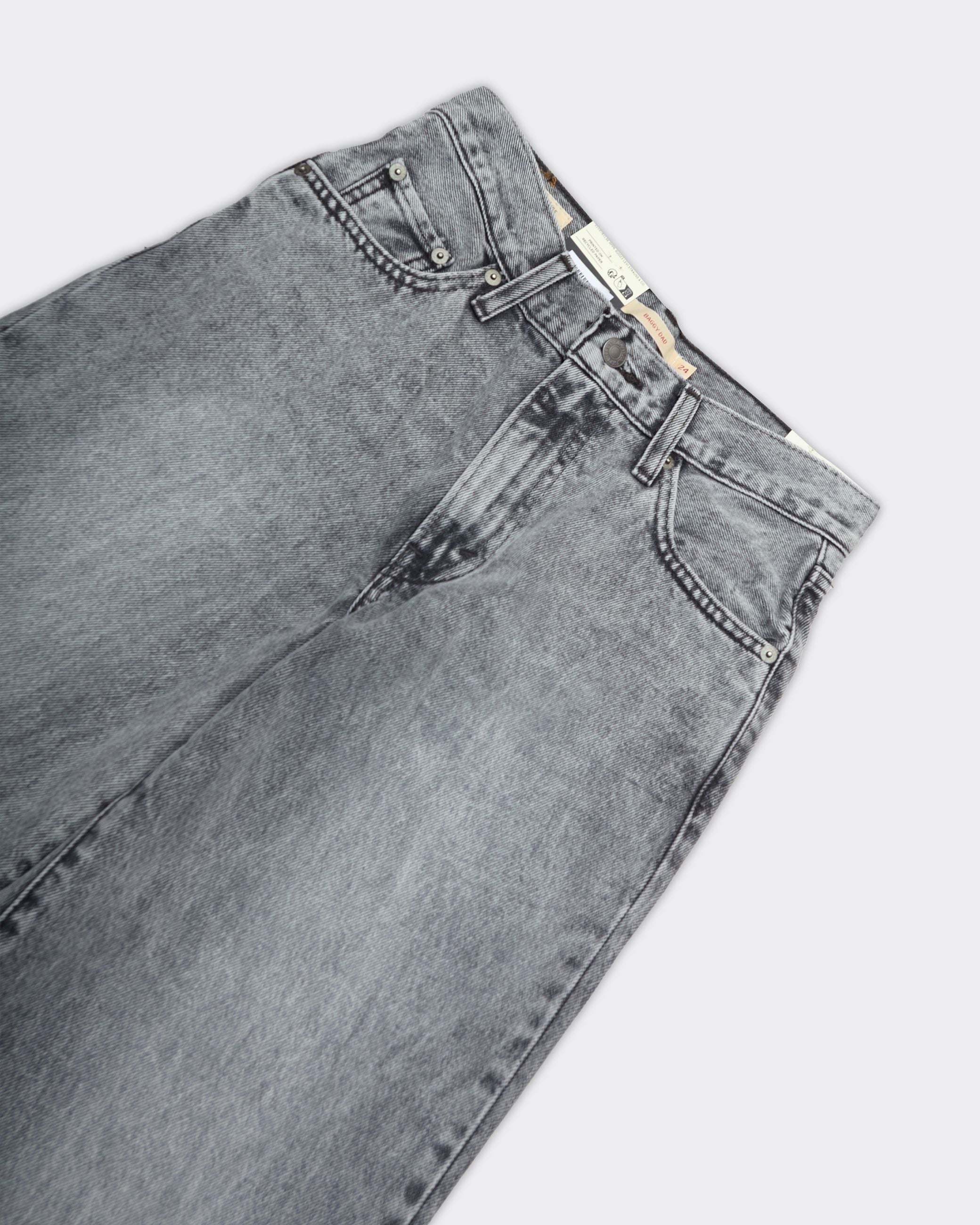 Jeans Woman Baggy Dad Path Of Totality Grigio