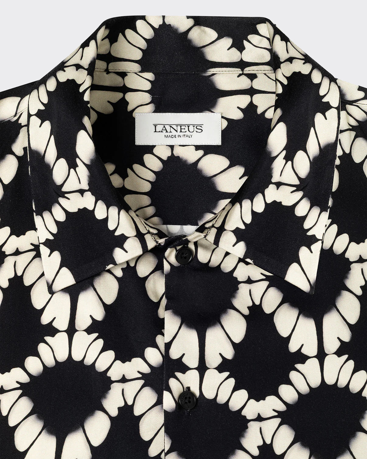 Camicia Boxy Aop Nera