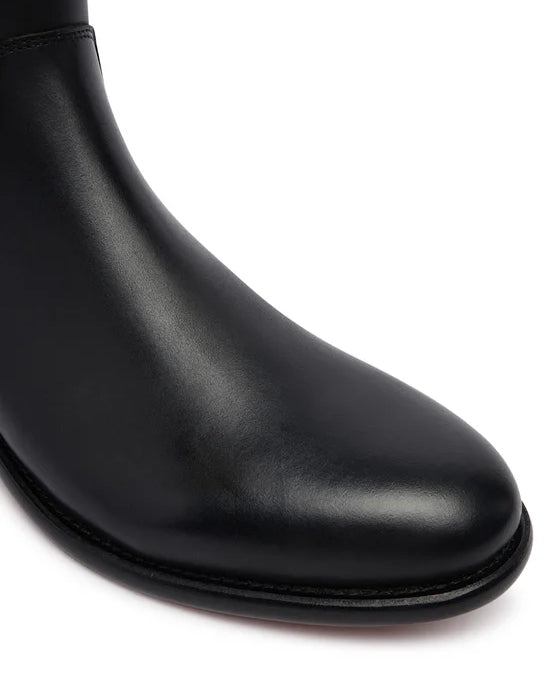 Stivaletti Owen Leather Zip Neri