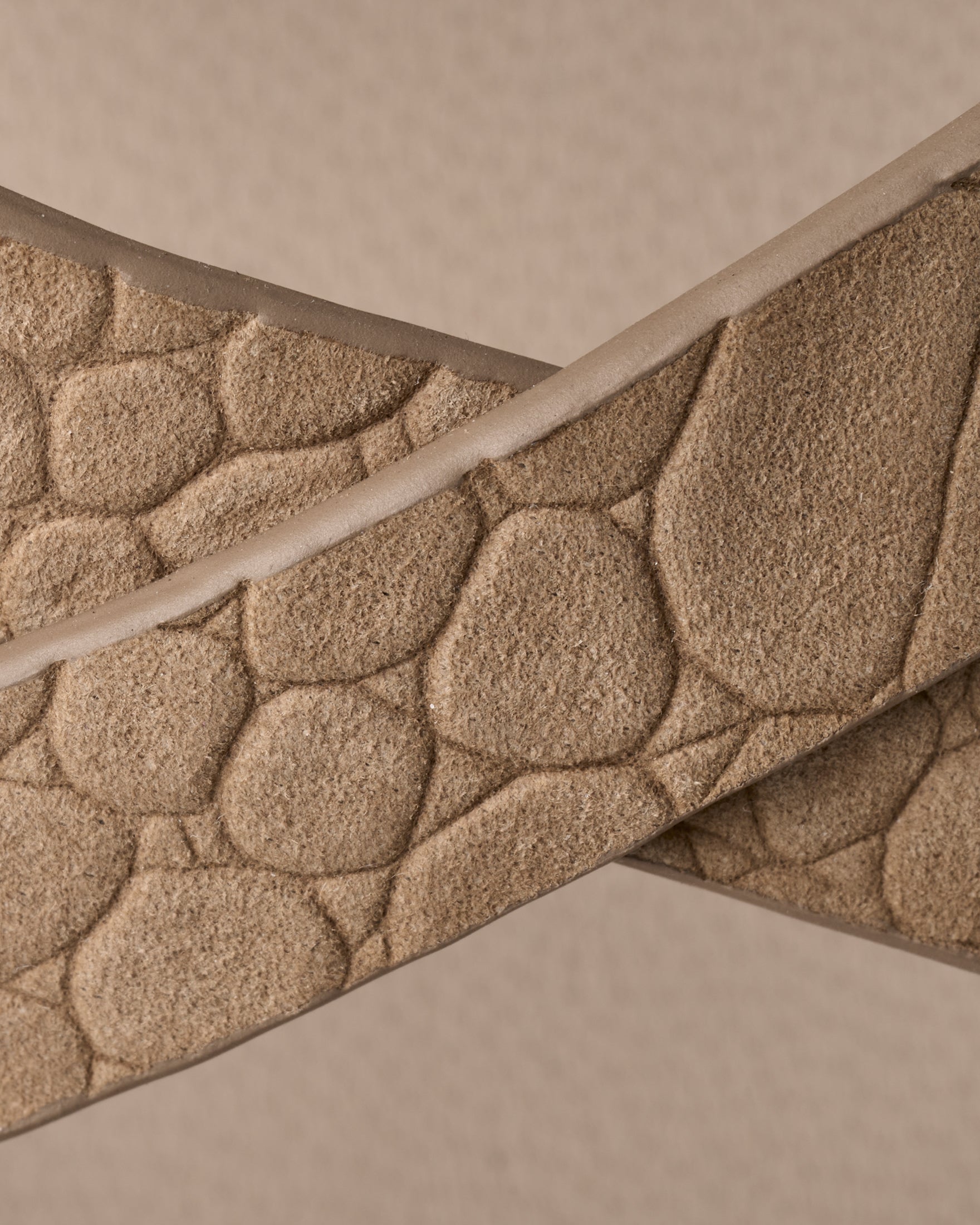 Sandal W Goldengaze Embossed Ankle Wrap Mustard Seed
