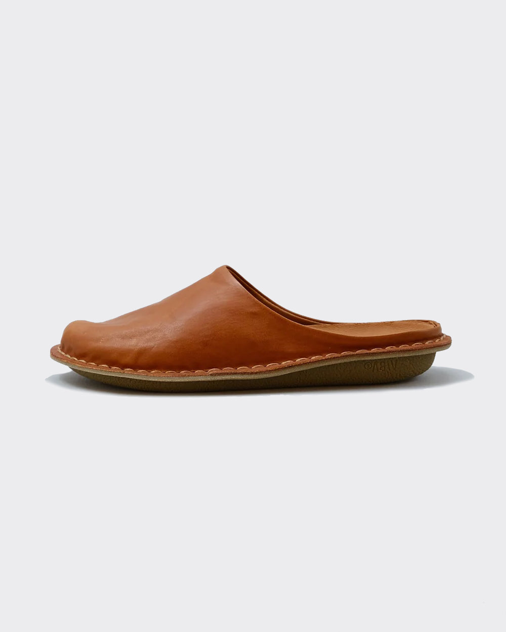 Ciabatta Roma Leather Cognac Brown